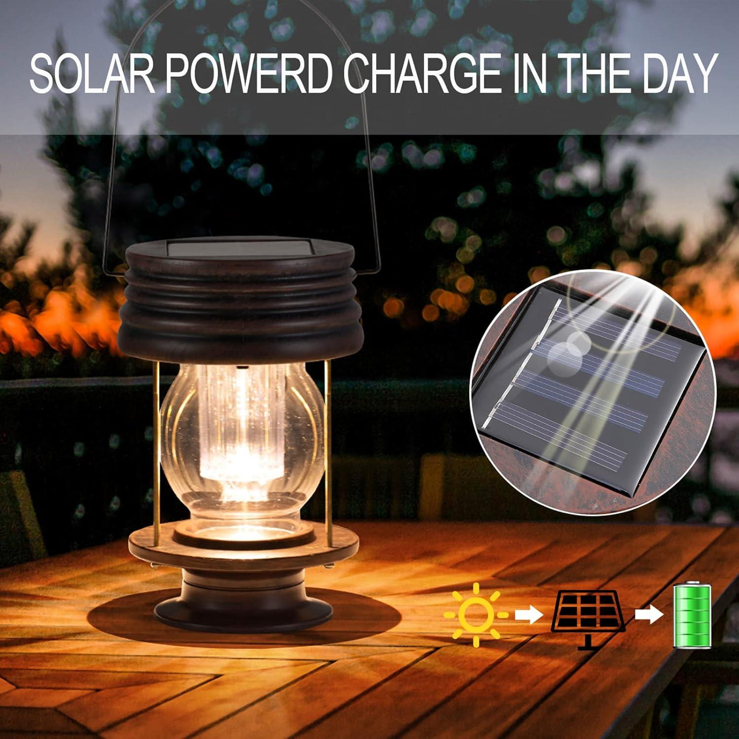 Linternas Solares Pearlstar Colgantes 30 Lúmenes 21 cm - 2 Paquetes