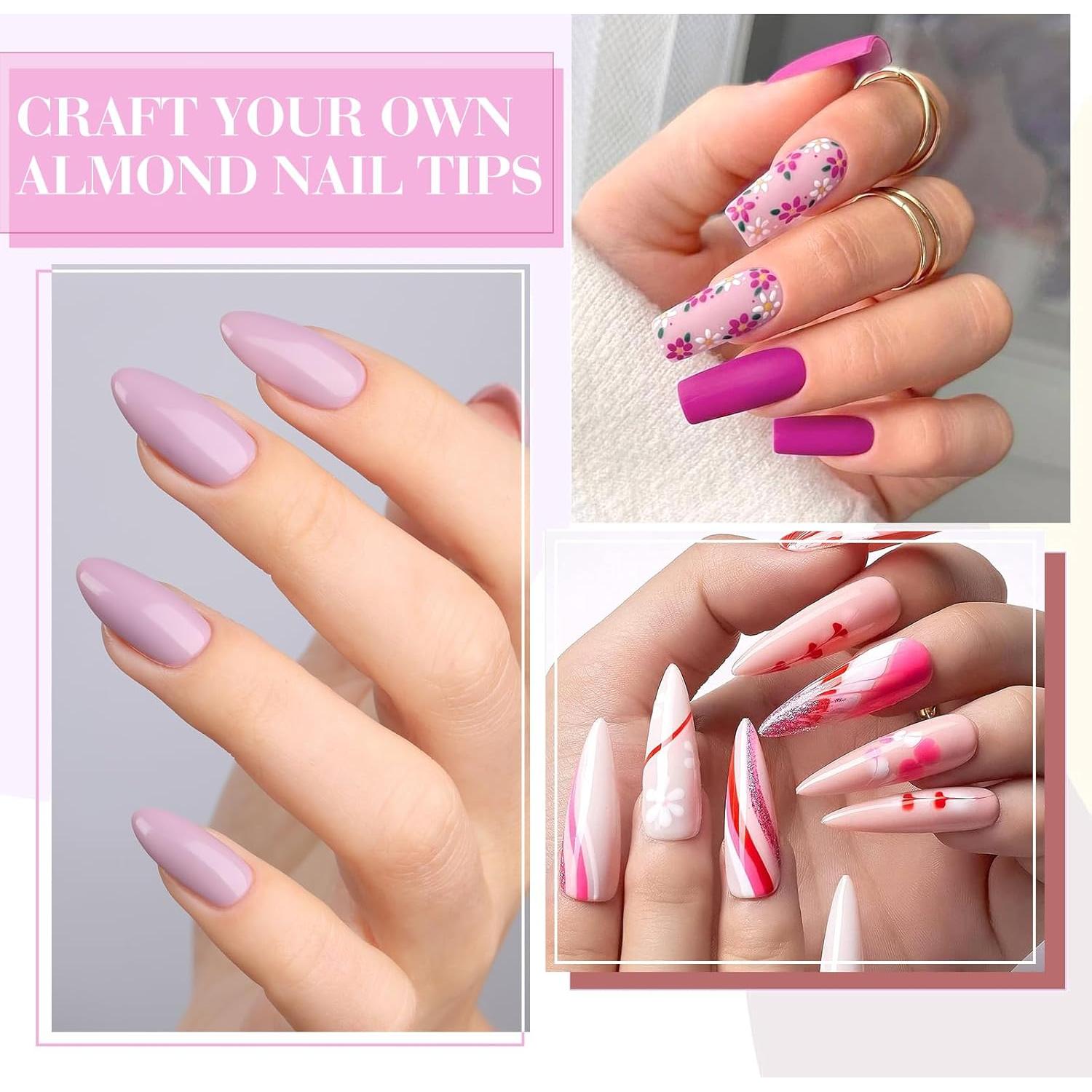 Set de Esmalte de Uñas en Gel CANNI 6 Piezas Rosa Claro