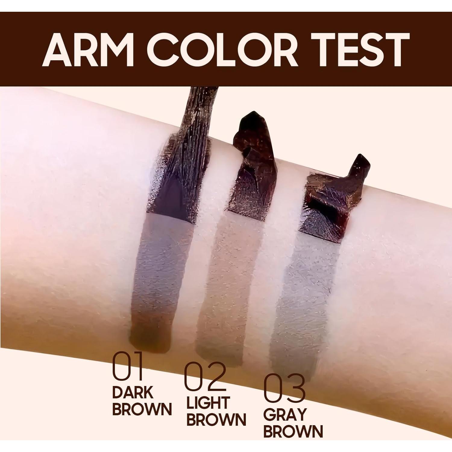 Gel para Cejas Peel Off Fanterday - Tatuaje Larga Duración Marrón Oscuro