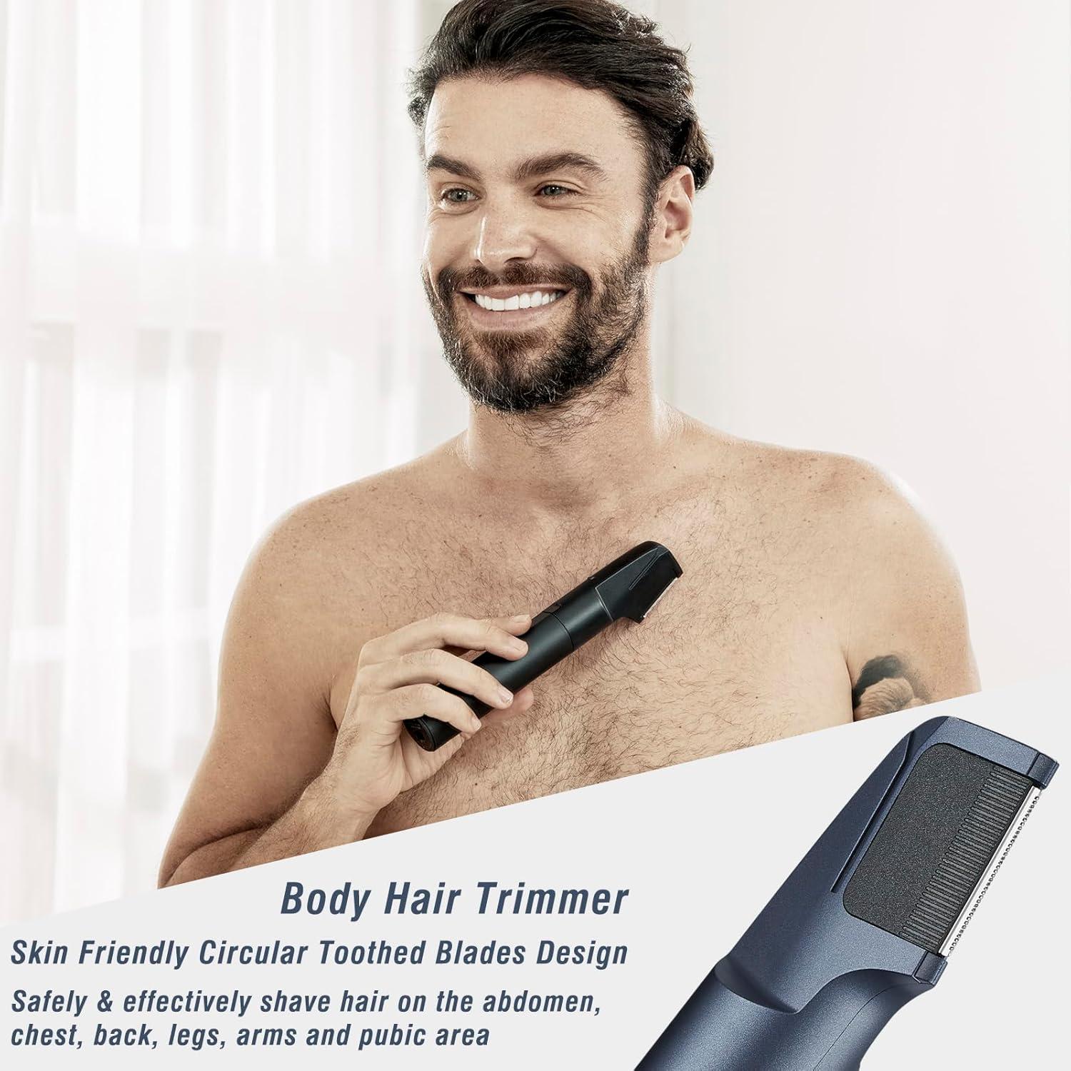 Recortadora de Barba Aesfee AF-8098 5-en-1 Impermeable