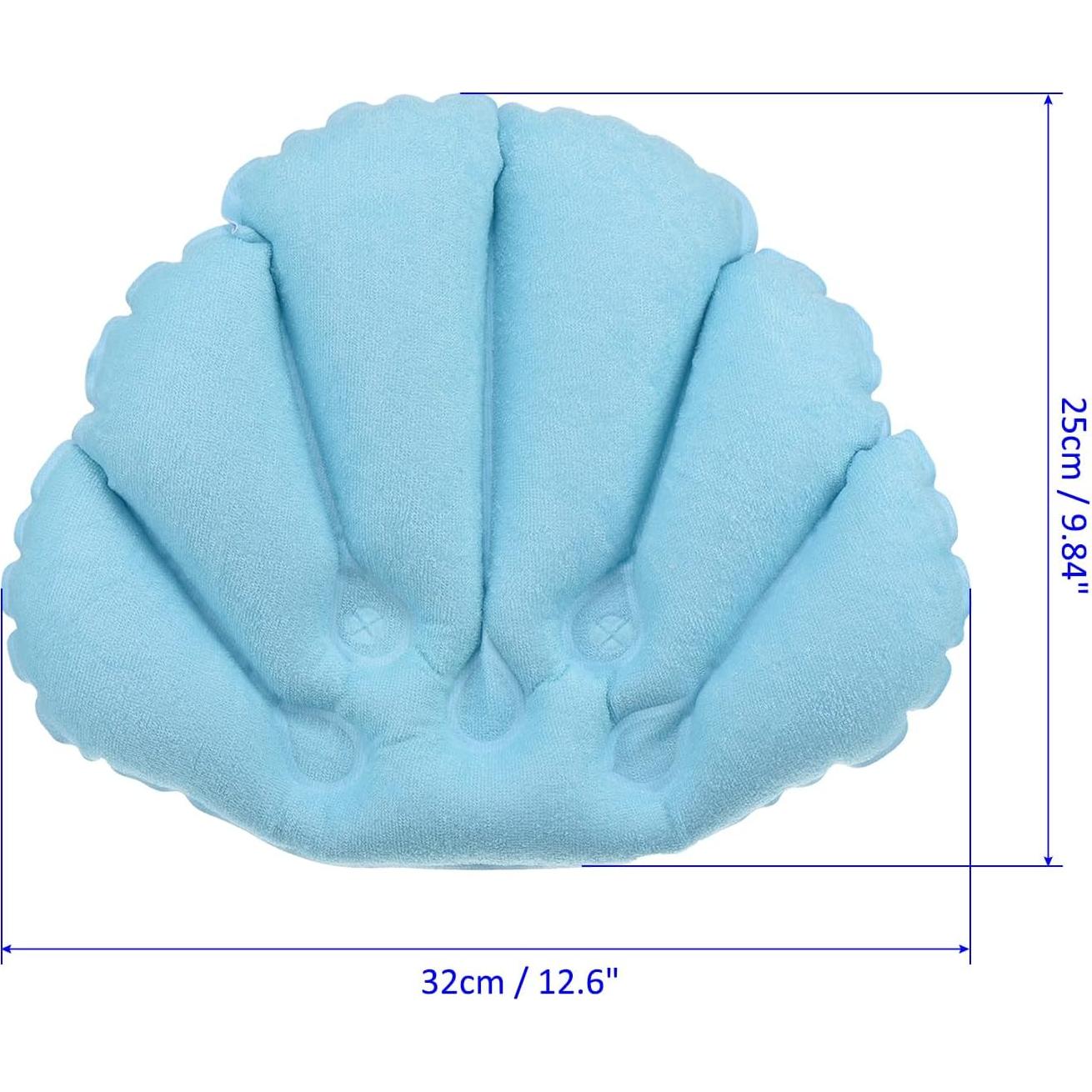 Paquete de 2 Almohadas Inflables para Baño M METERXITY - Soporte para Cuello