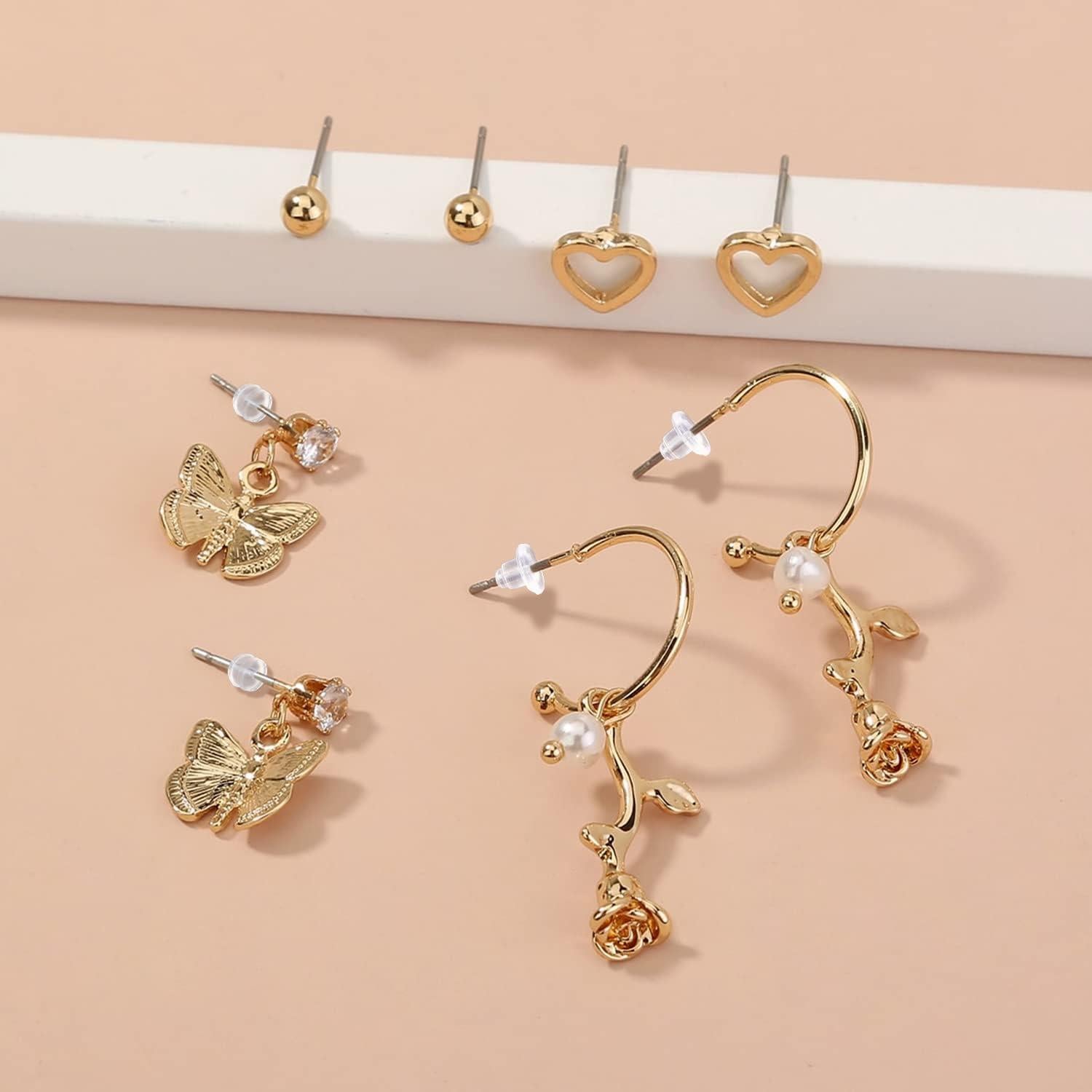 Respaldo de Aretes de Silicona ARRITZ 300PCS Transparente