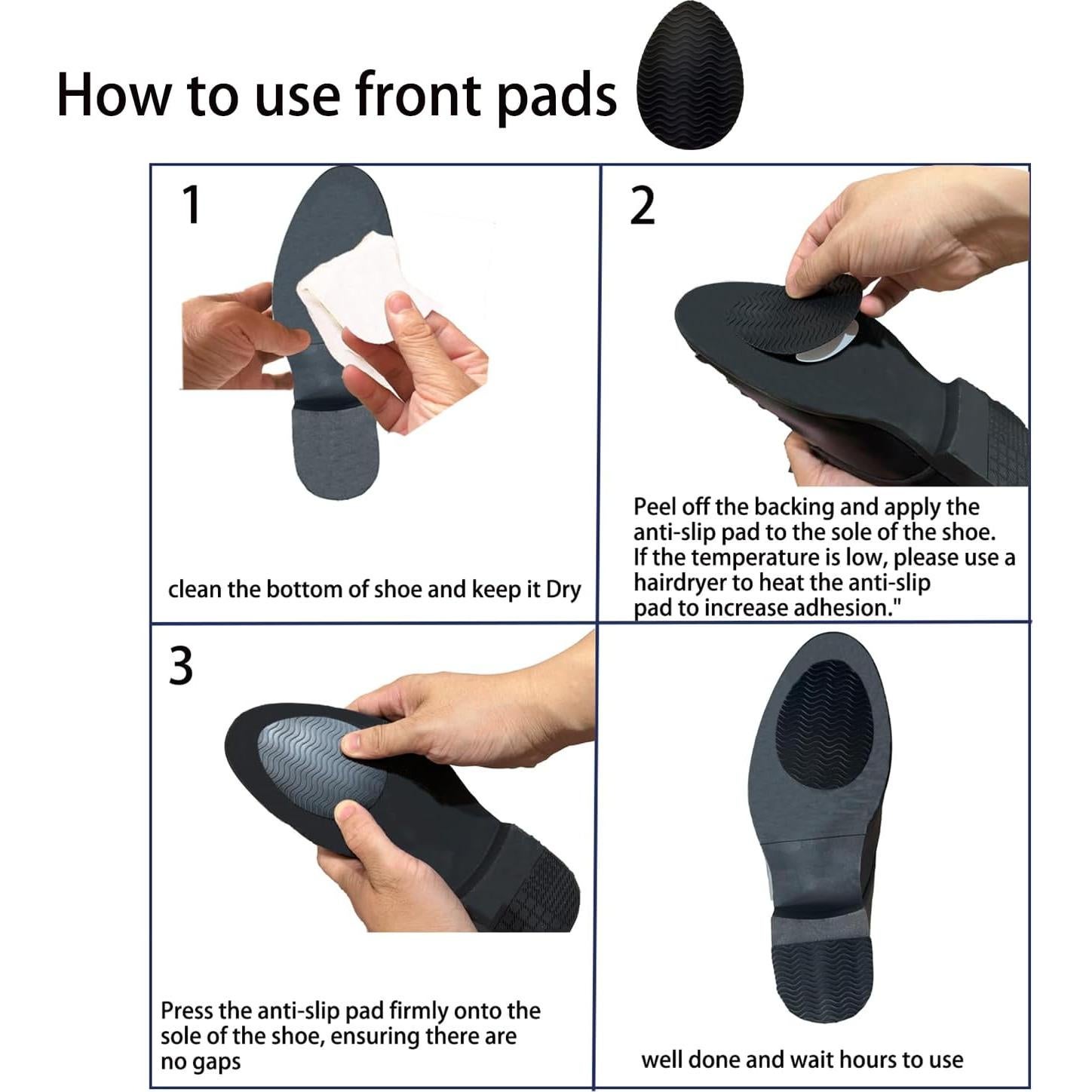 Almohadillas Antideslizantes ZBLGO para Tacones Altos - 6 Pares