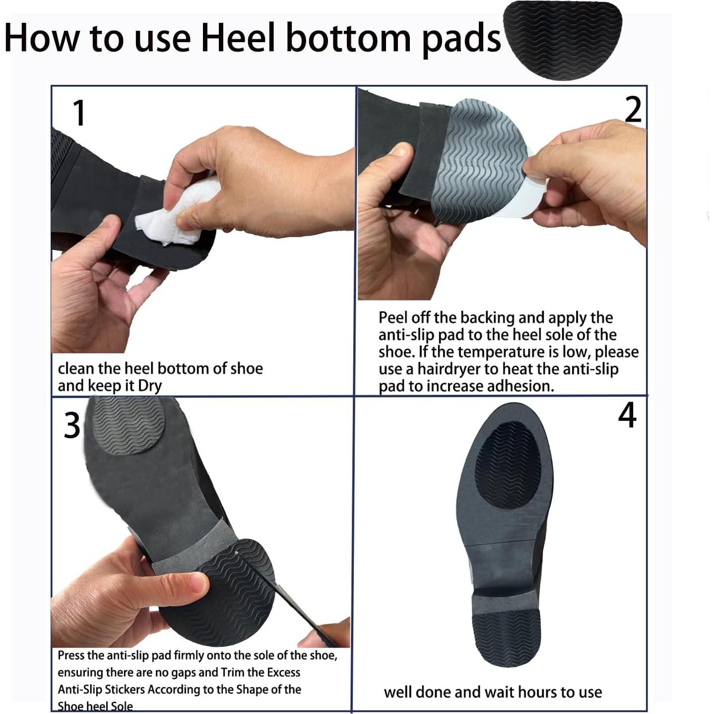 Almohadillas Antideslizantes ZBLGO para Tacones Altos - 6 Pares