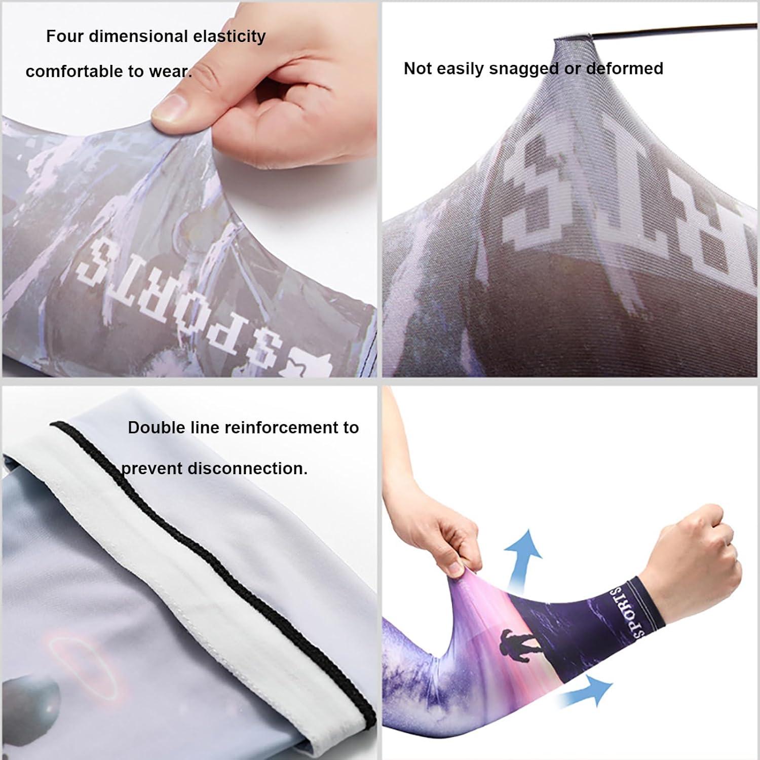 Mangas de Protección Solar UV Compresivas Aeroespacial