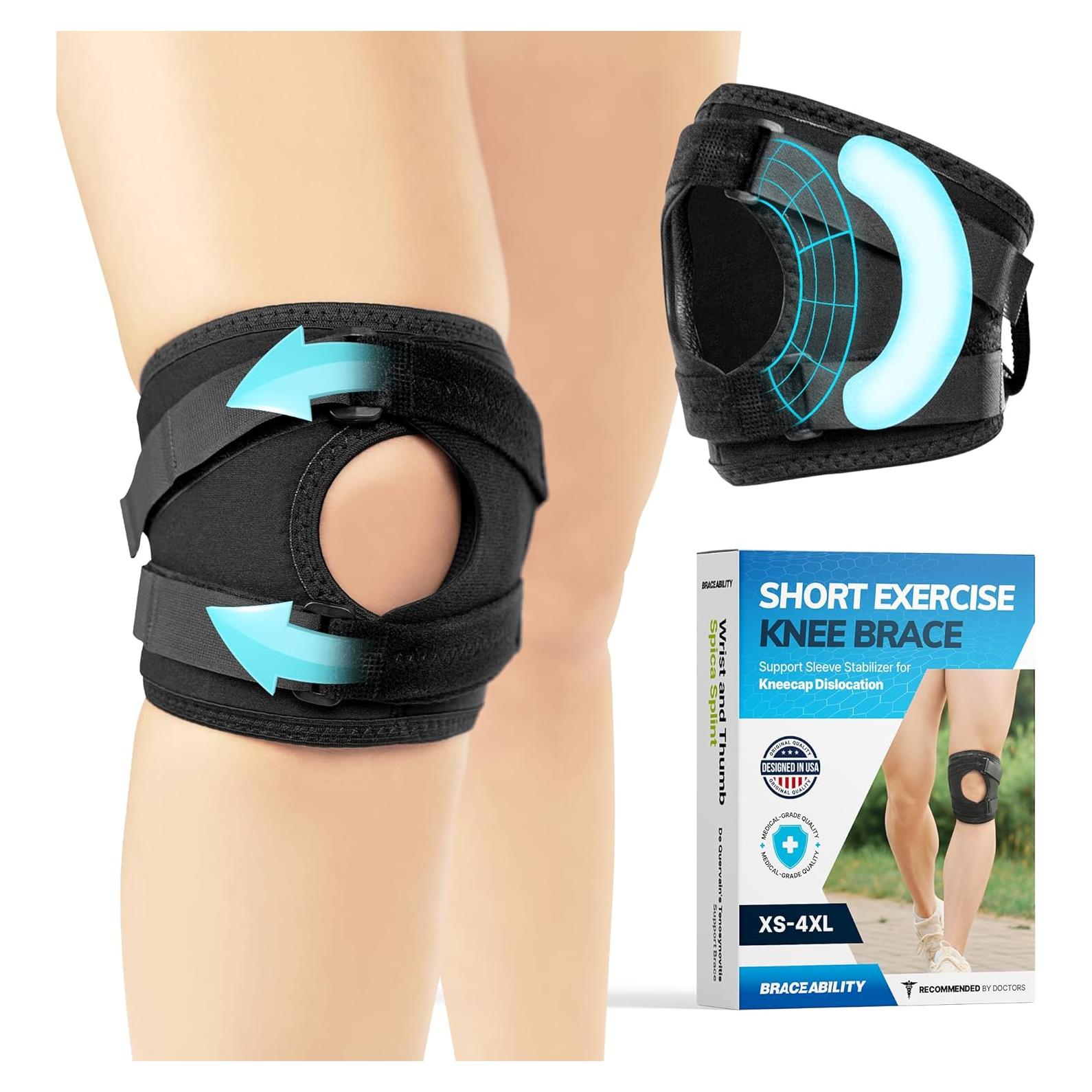 Faja de Rodilla BraceAbility XS - Soporte para Tendonitis y Dolor