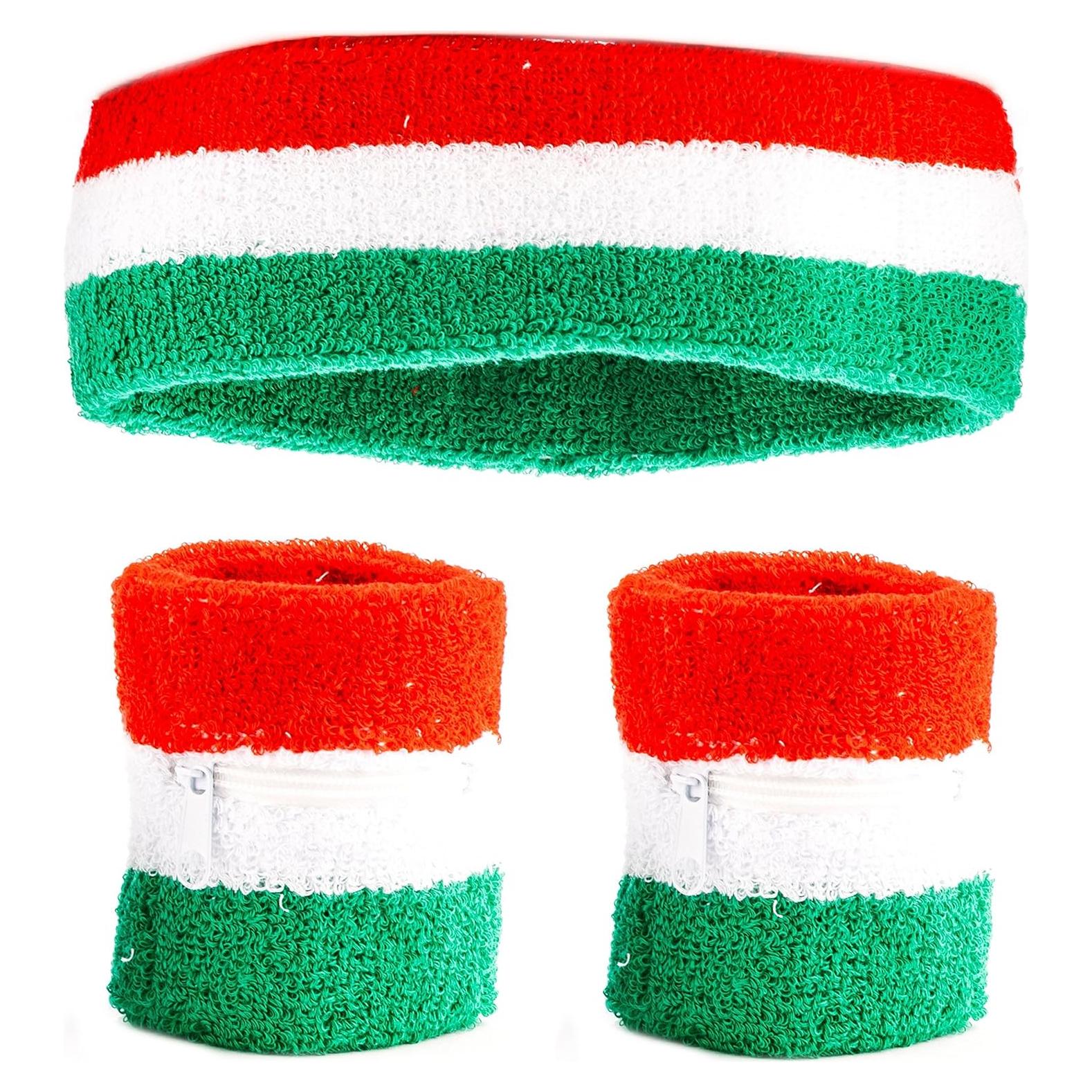 Conjunto de bandas para cabeza y muñeca Funny Guy Mugs - 3 piezas