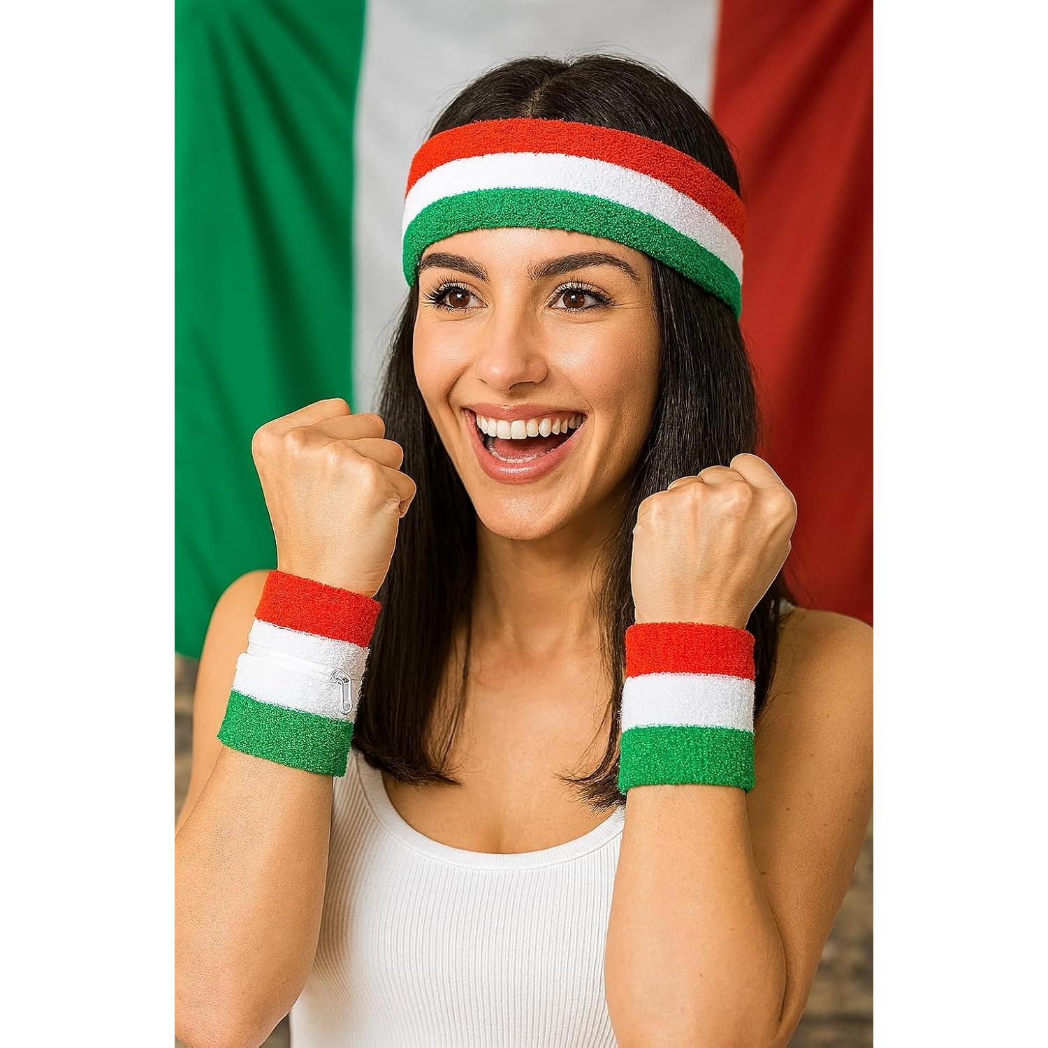 Conjunto de bandas para cabeza y muñeca Funny Guy Mugs - 3 piezas