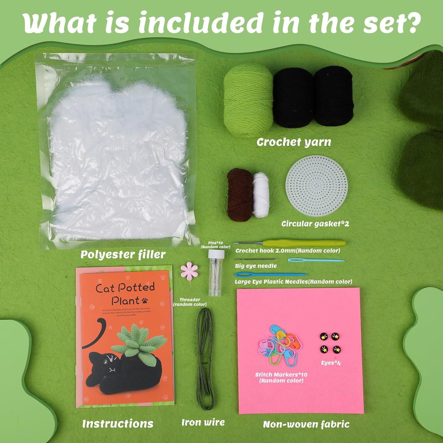 Kit de Ganchillo WONVOC para Principiantes con Tutorial