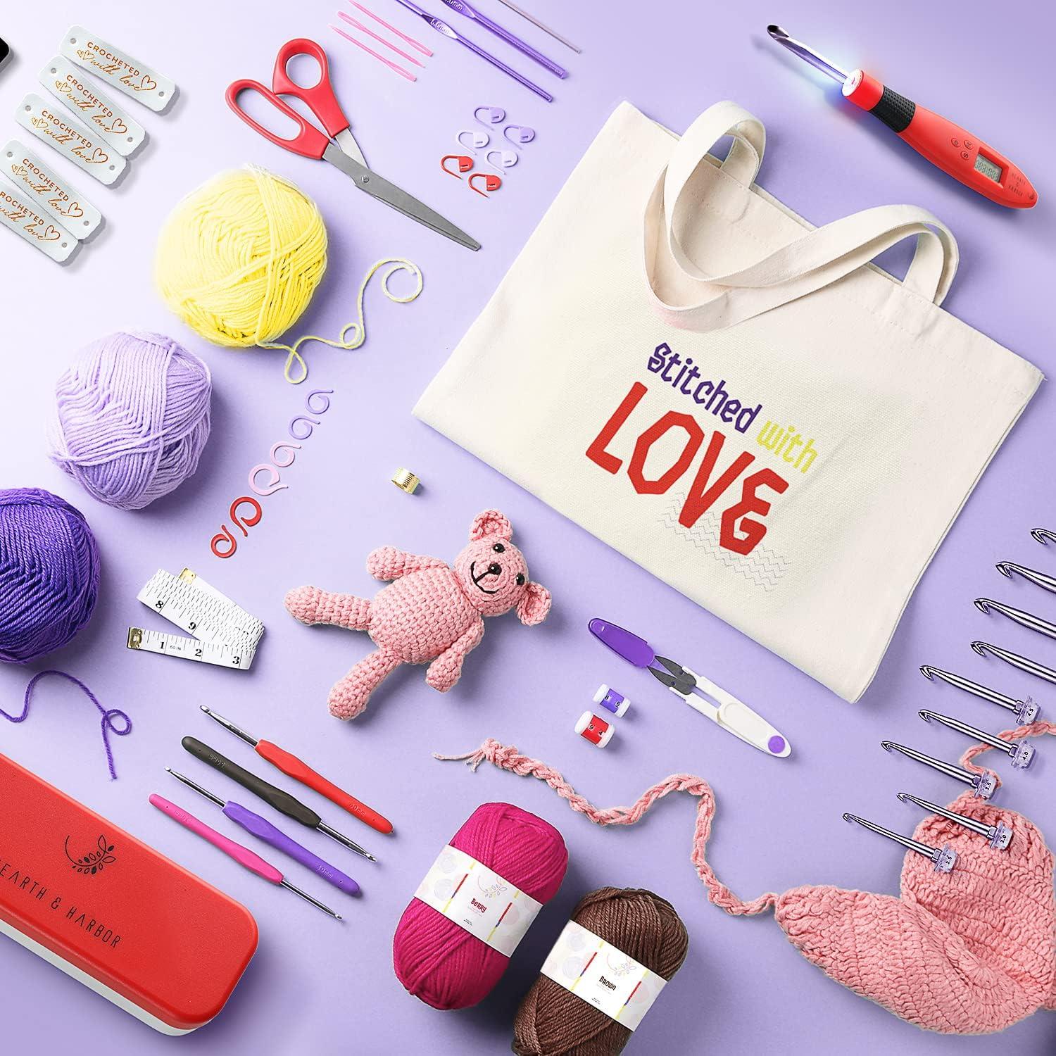 Juego de Ganchillos Iluminados Hearth & Harbor con Contador Digital