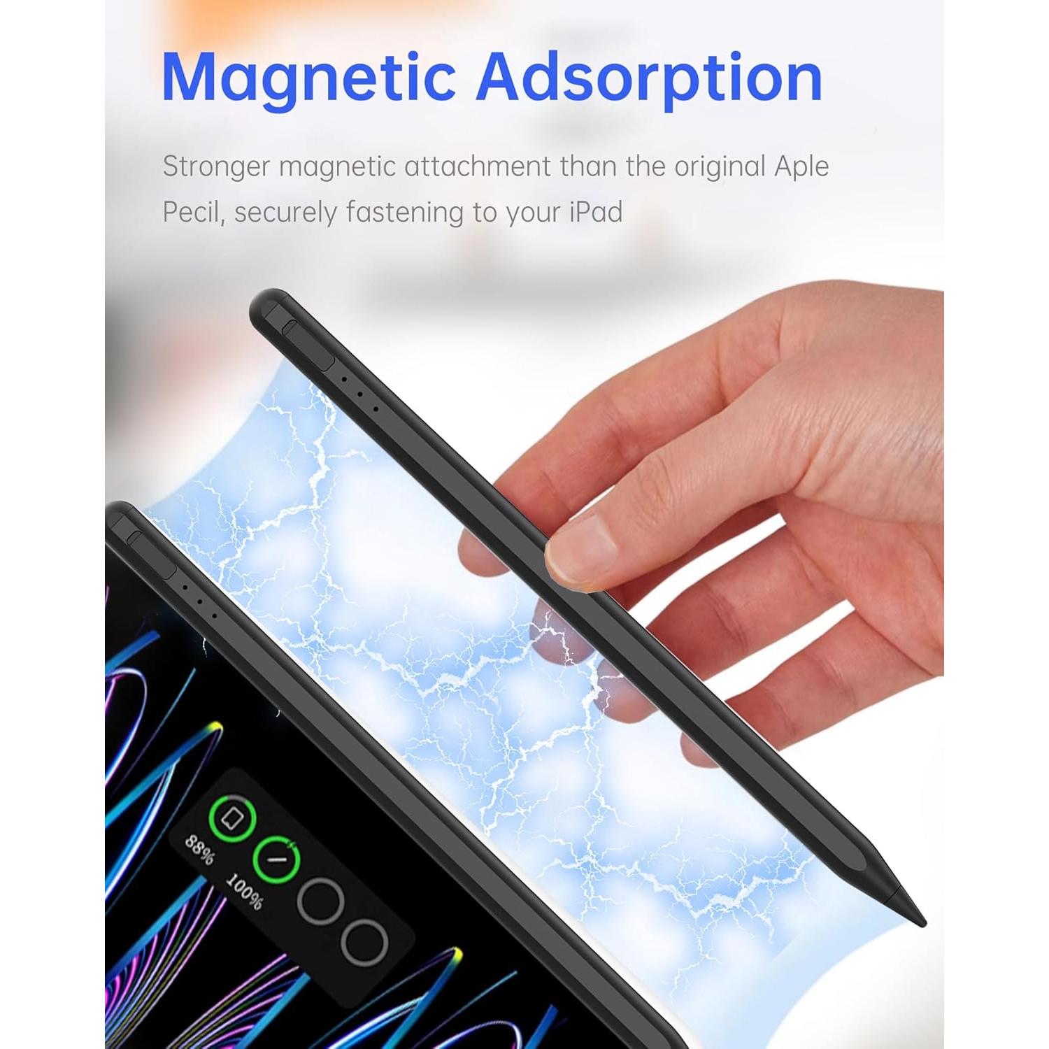 Lápiz Stylus Uogic para iPad - Carga Rápida, Rechazo de Palma