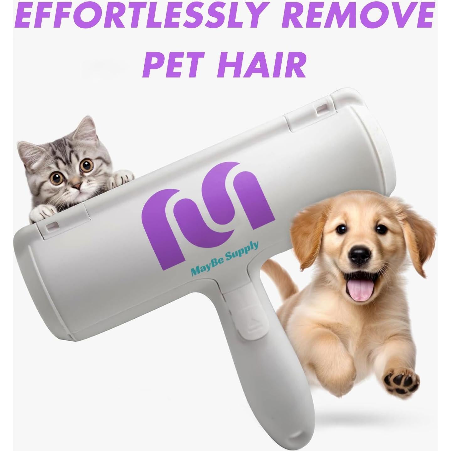 Removedor de Pelo de Mascota MayBe Supply Reutilizable 181g