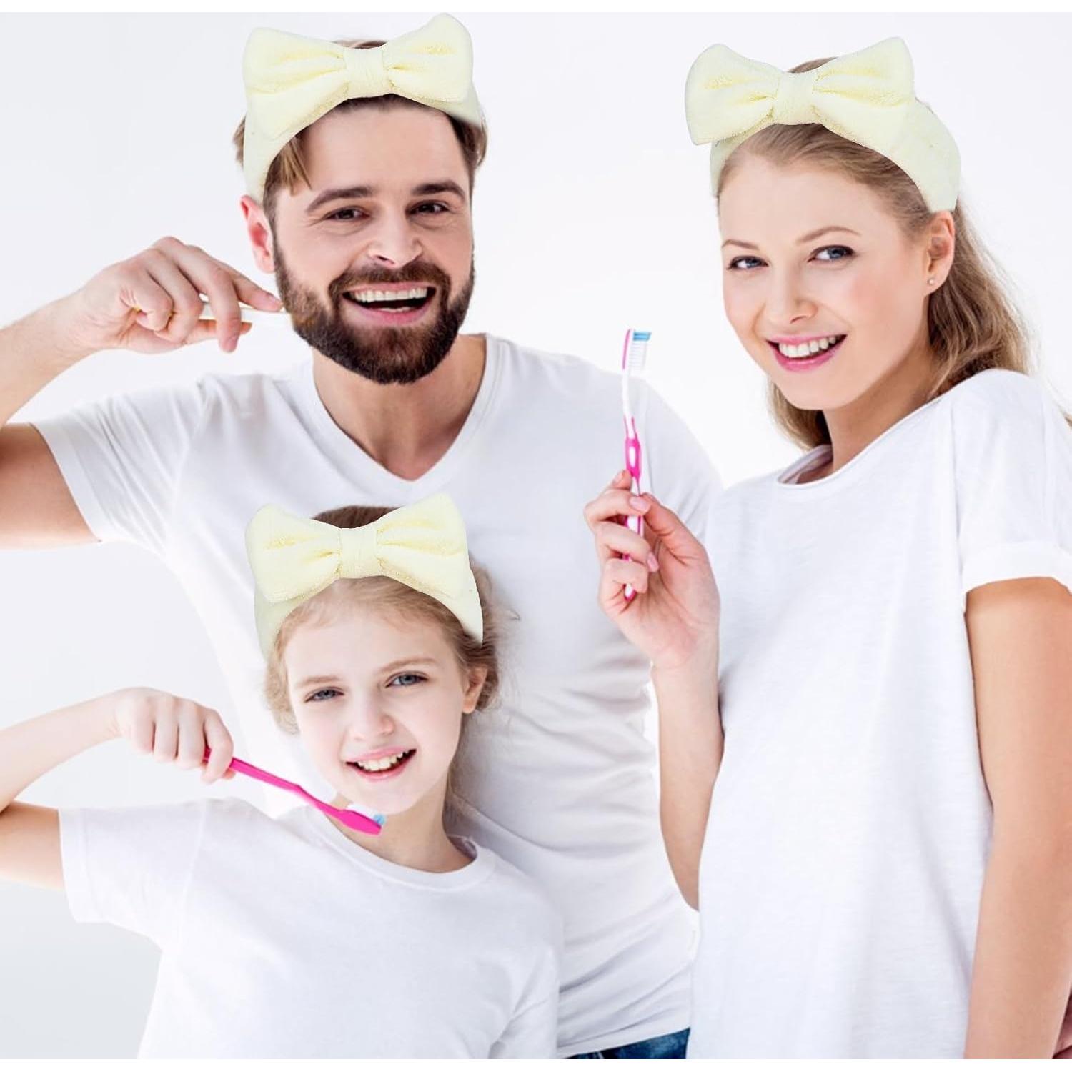 Paquete de 10 Bandas de Spa Beige TIOSRU para Cuidado Facial