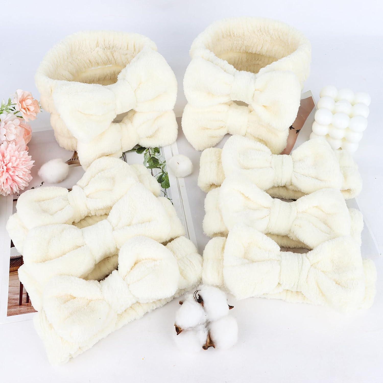 Paquete de 10 Bandas de Spa Beige TIOSRU para Cuidado Facial