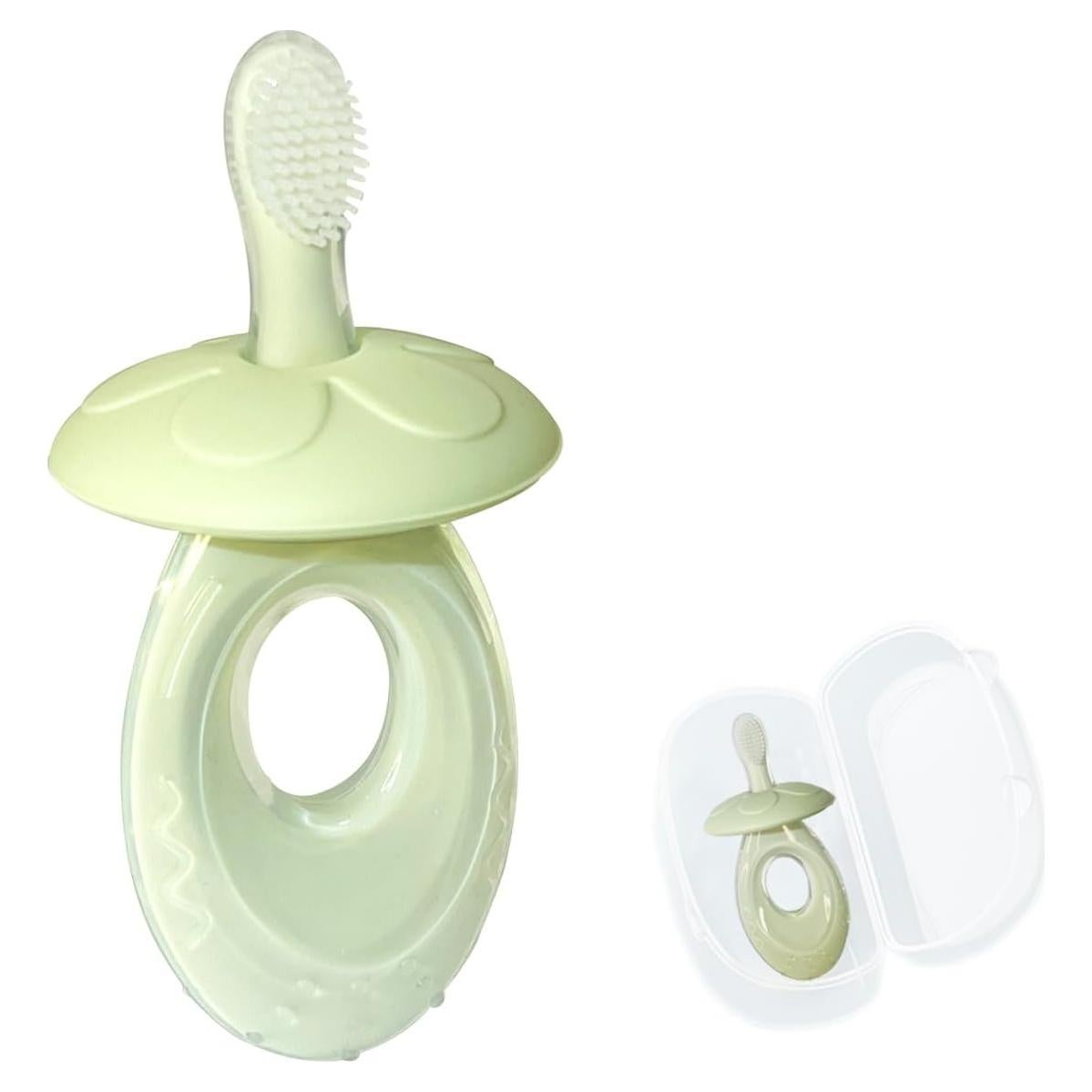 Cepillo de Dientes y Mordedor BOVELLA Verde para Bebés