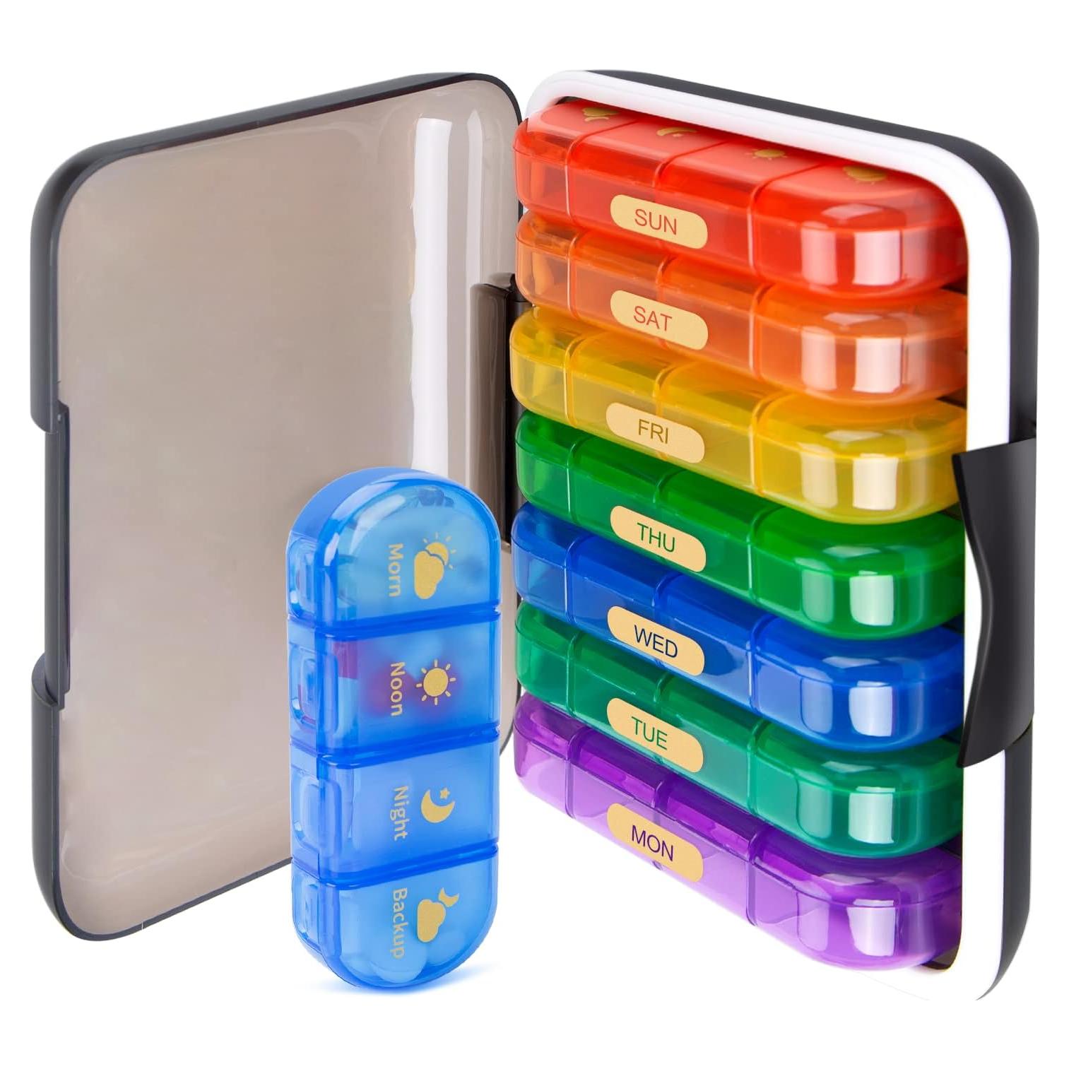 Organizador de Pastillas Semanal 28 Celdas Murri&Murrdi