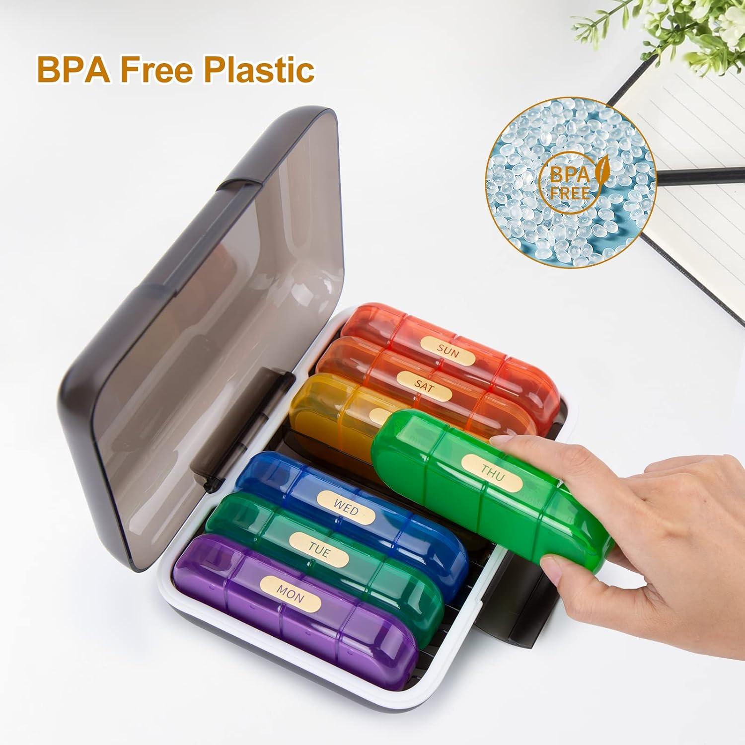 Organizador de Pastillas Semanal 28 Celdas Murri&Murrdi