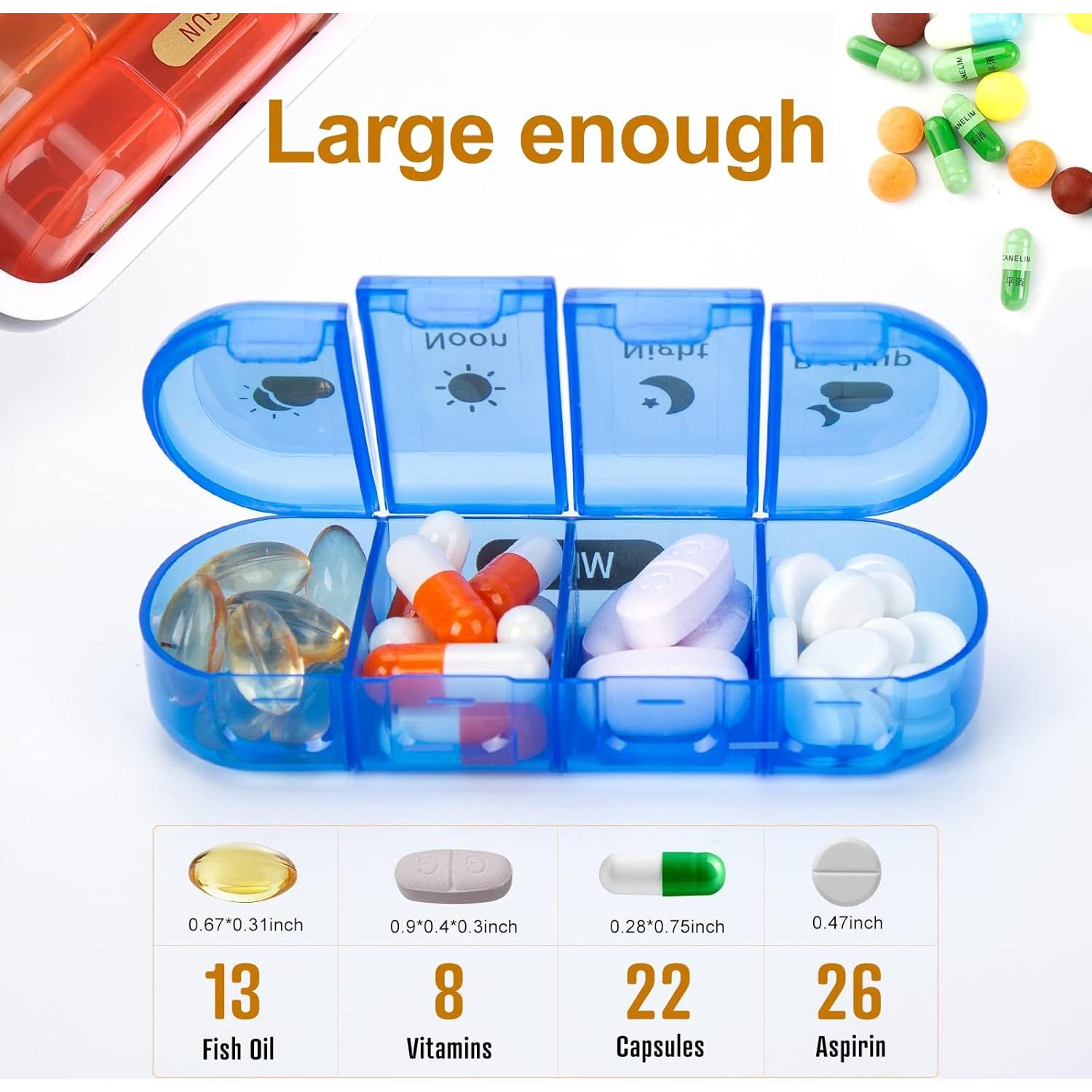 Organizador de Pastillas Semanal 28 Celdas Murri&Murrdi