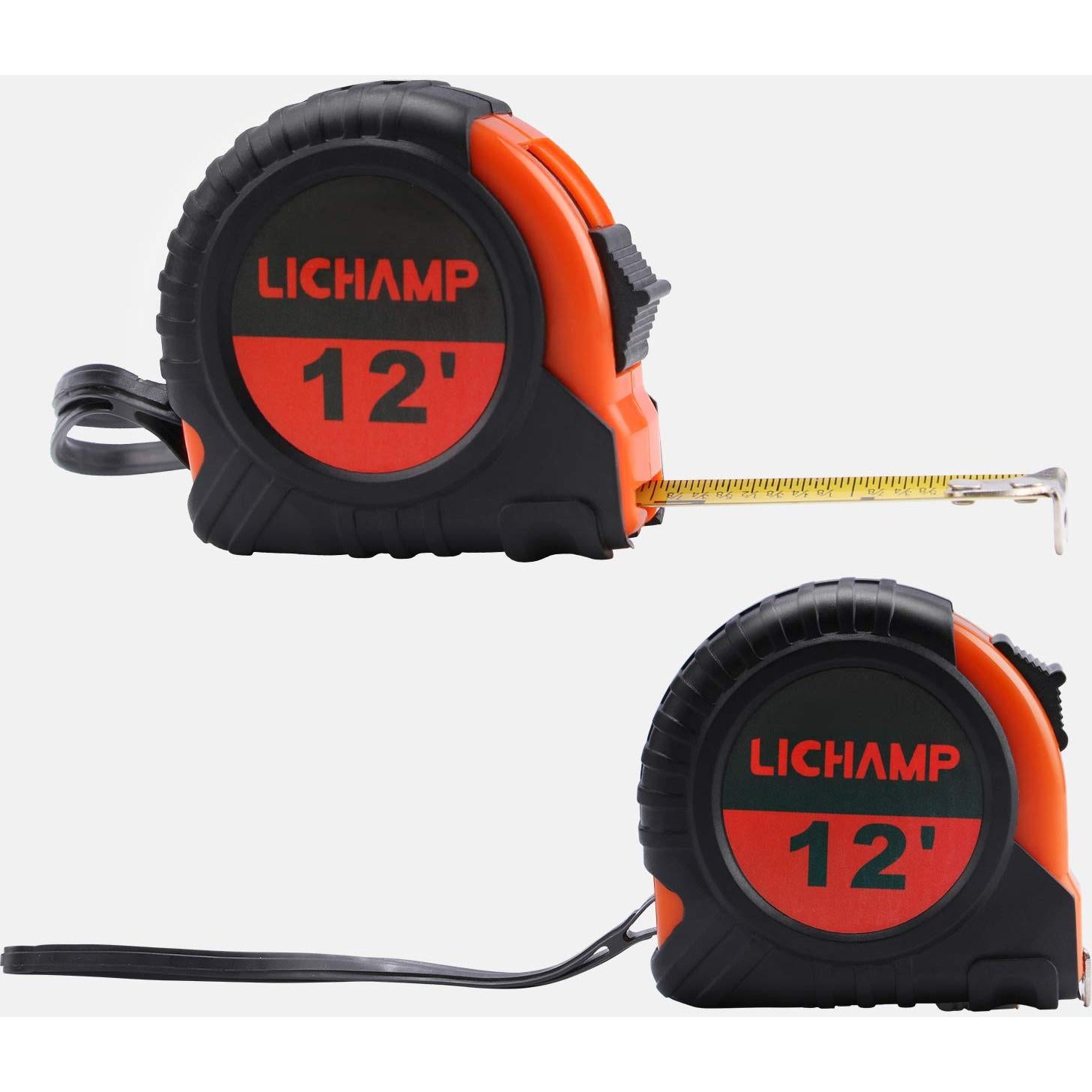Cinta Métrica Lichamp 365,76 cm 8 Piezas Fácil Lectura
