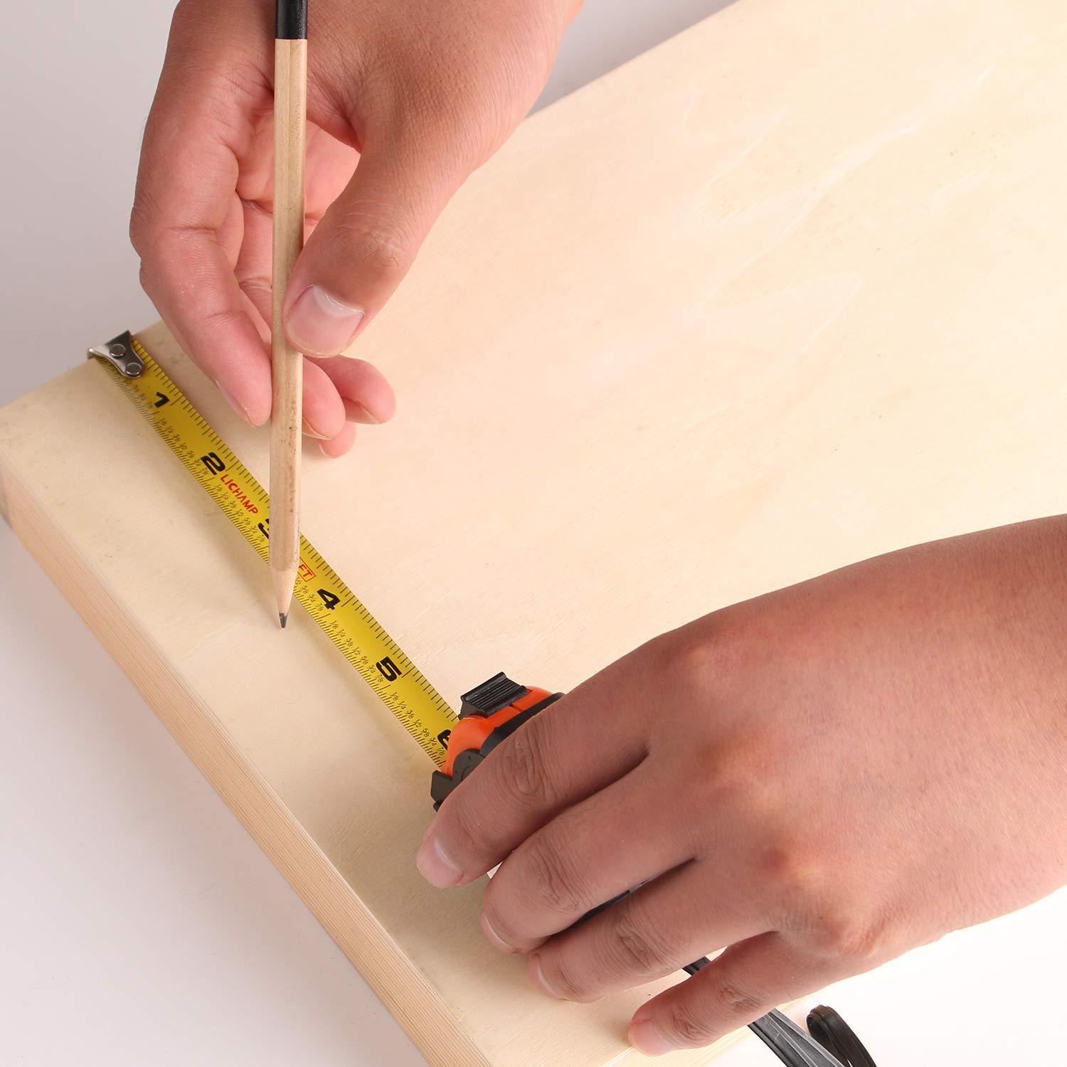 Cinta Métrica Lichamp 365,76 cm 8 Piezas Fácil Lectura