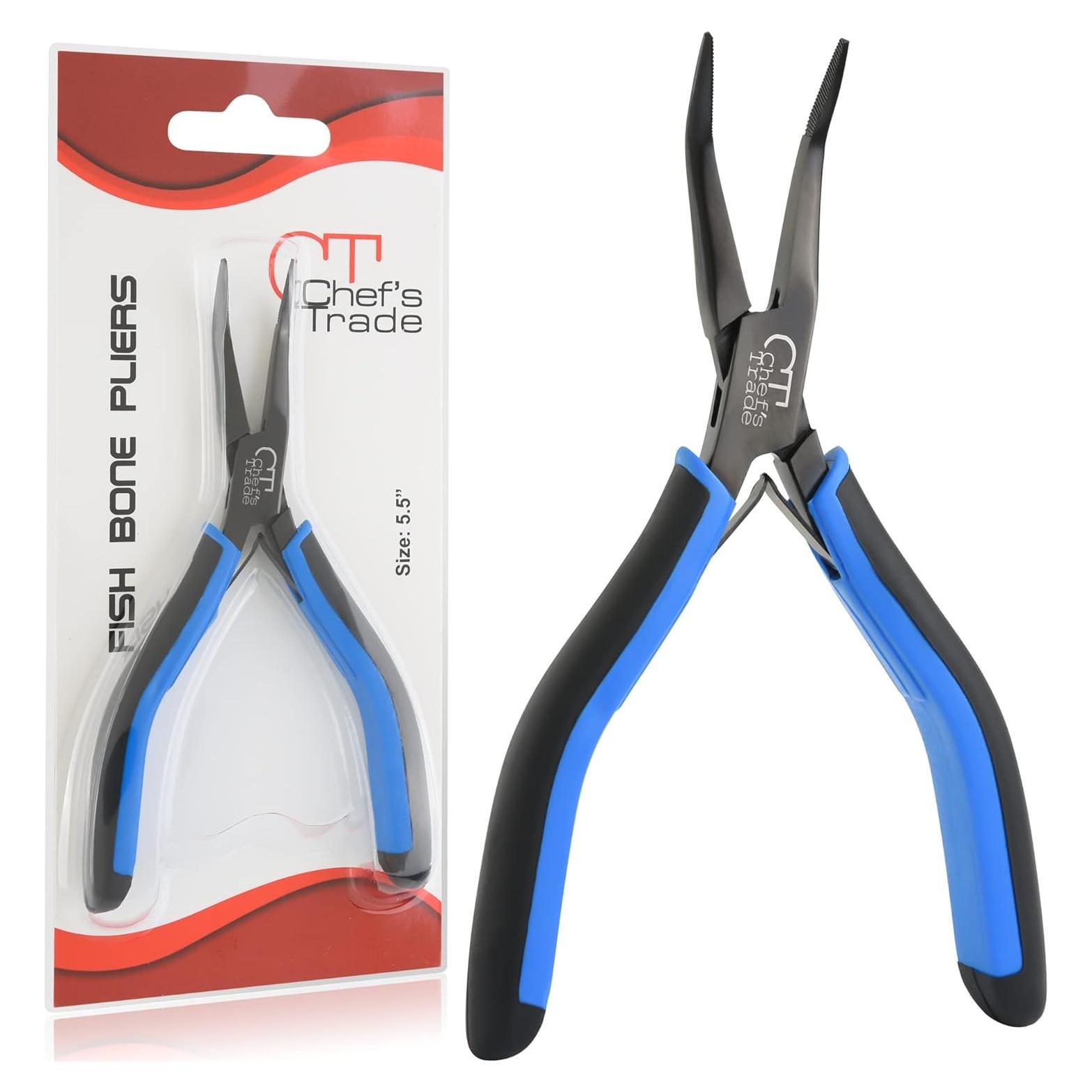 Pinzas de Hueso de Pescado Chef's Trade Acero Inoxidable Negro