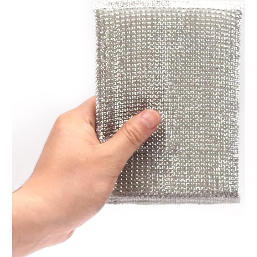 Estropajo de Hilo Plateado EASY WELL Pequeño 3P - Multiusos