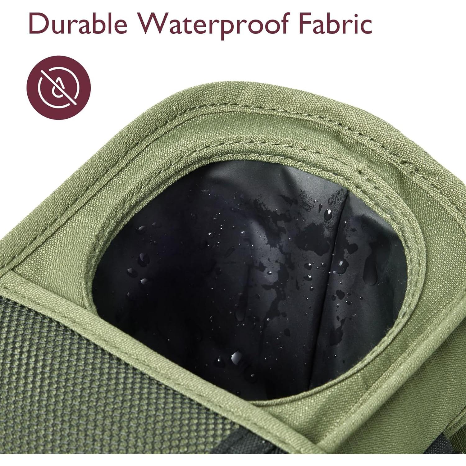 Organizador Universal para Carro Momcozy Verde con Soporte para Vaso