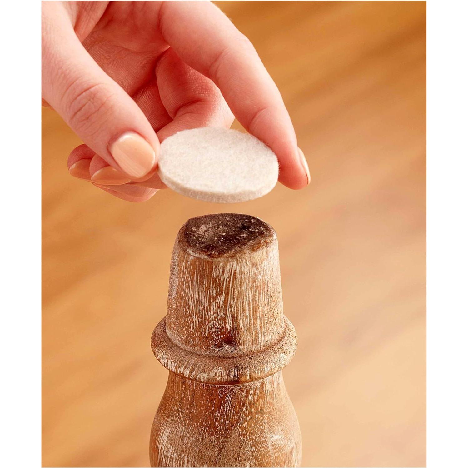 Almohadillas de Fieltro Scotch para Muebles Beige 16 Unidades 2.54 cm