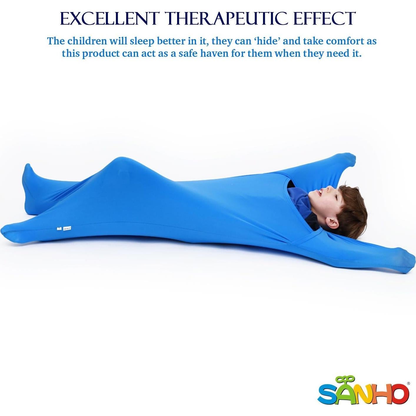 Calcetín Sensorial Sanho Yopo Pequeño Azul para Niños