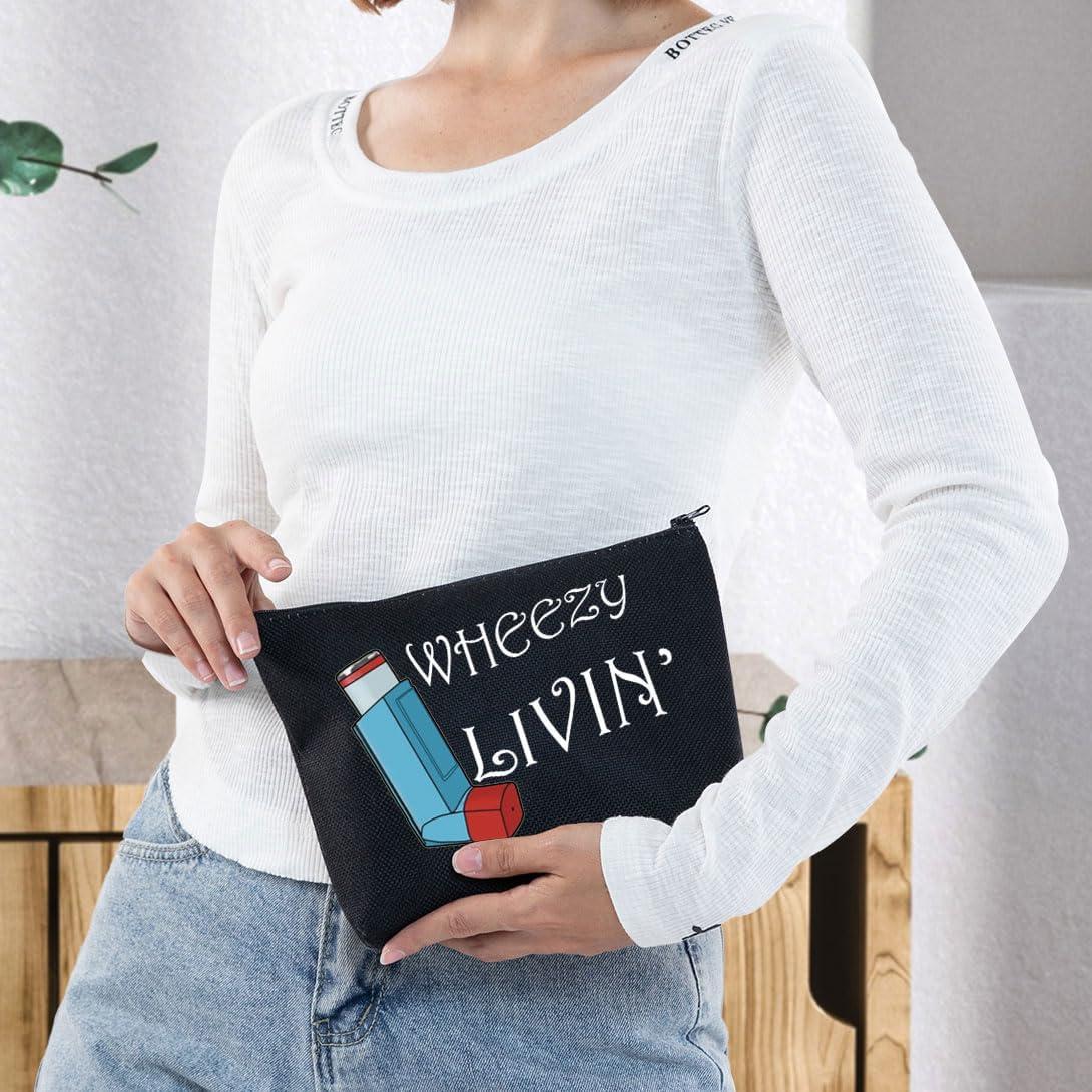 Bolsa de Medicamento para Inhalador de Asma Wheezy Livin 23x17cm