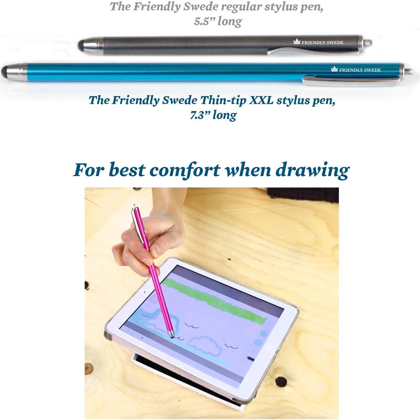 Lápiz Estilográfico Extra Largo El Amigable Sueco - Juego de 3