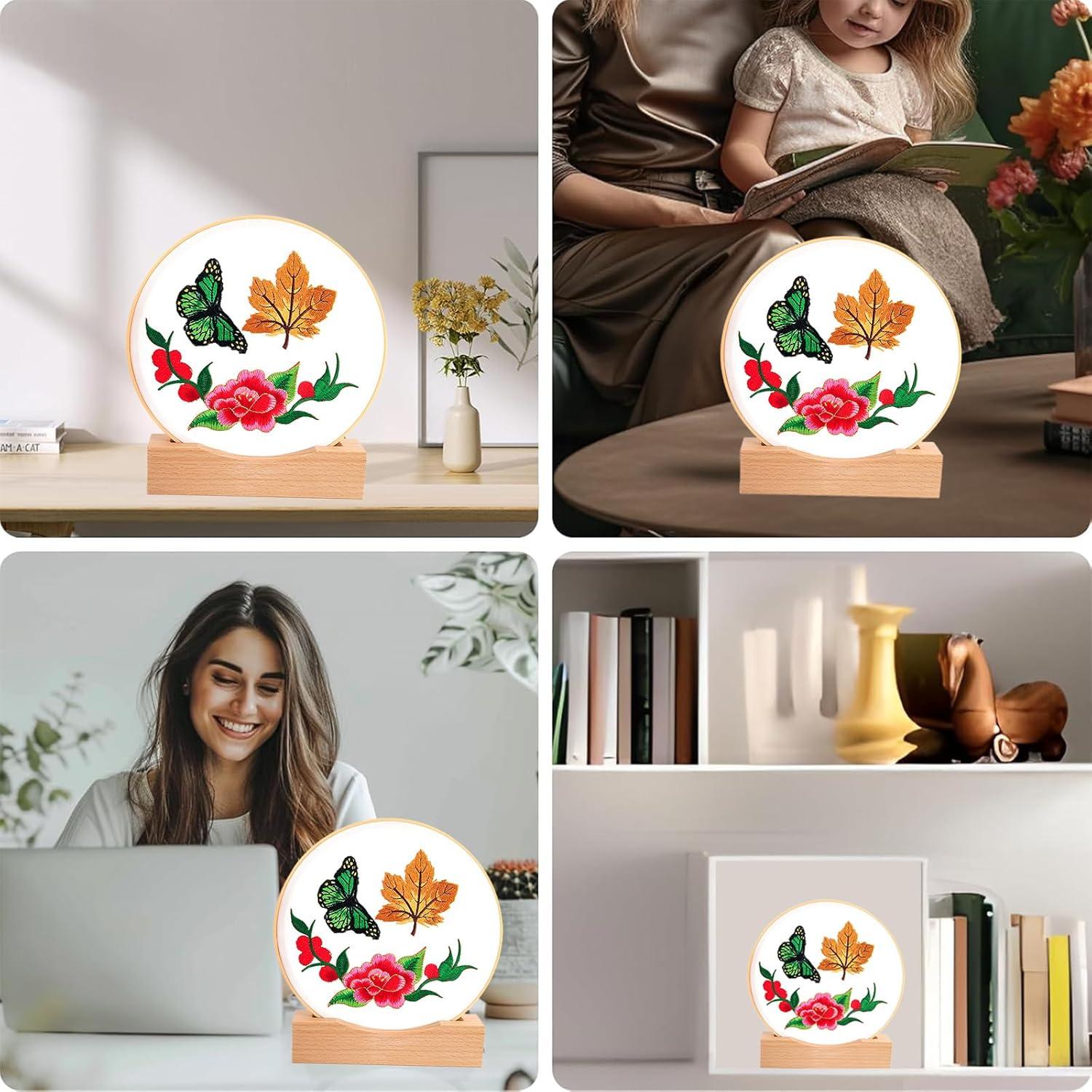 Base de Soporte para Aro de Bordado Fembemok 3 Pack 10.9cm