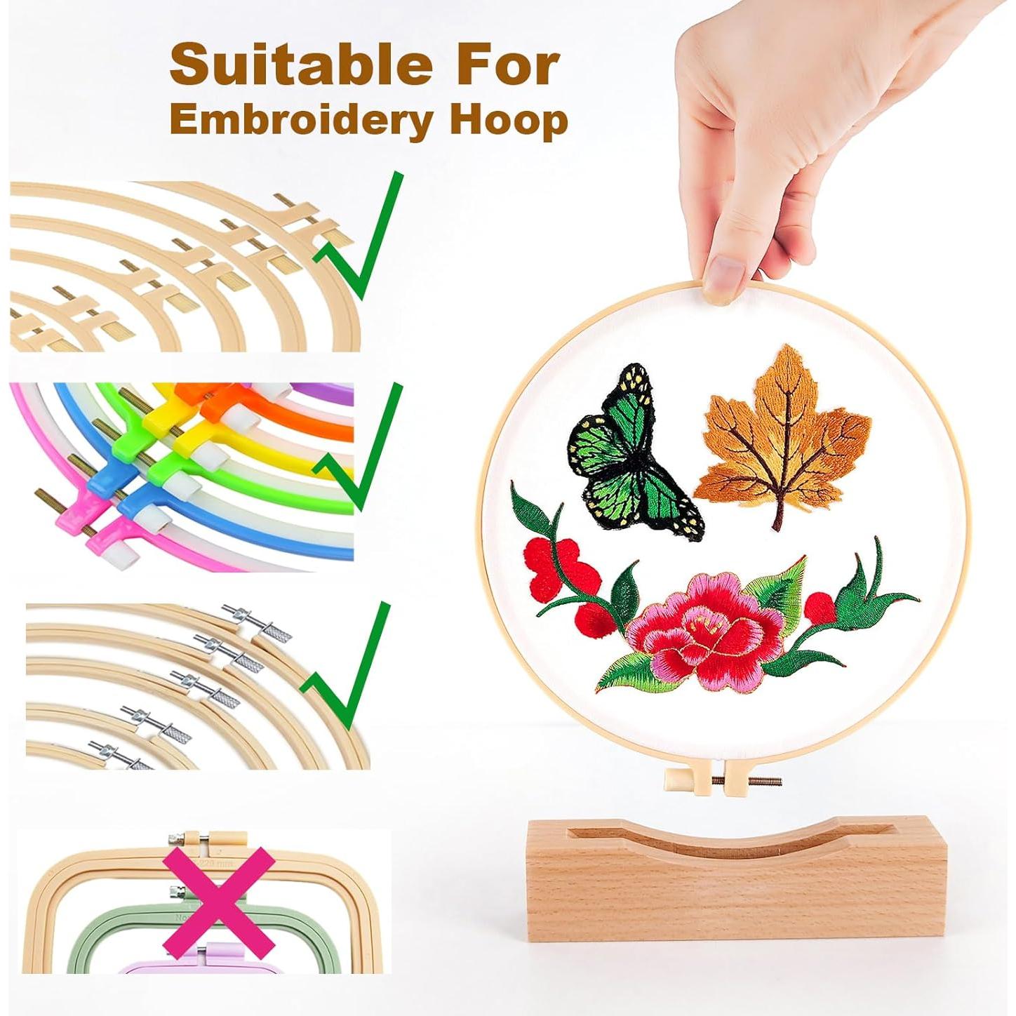 Base de Soporte para Aro de Bordado Fembemok 3 Pack 10.9cm