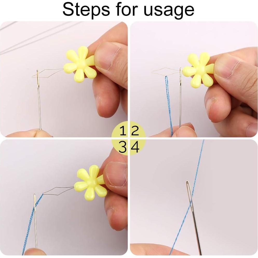 Kits de Agujas de Beading Zlulary 6 Piezas 10.18 cm