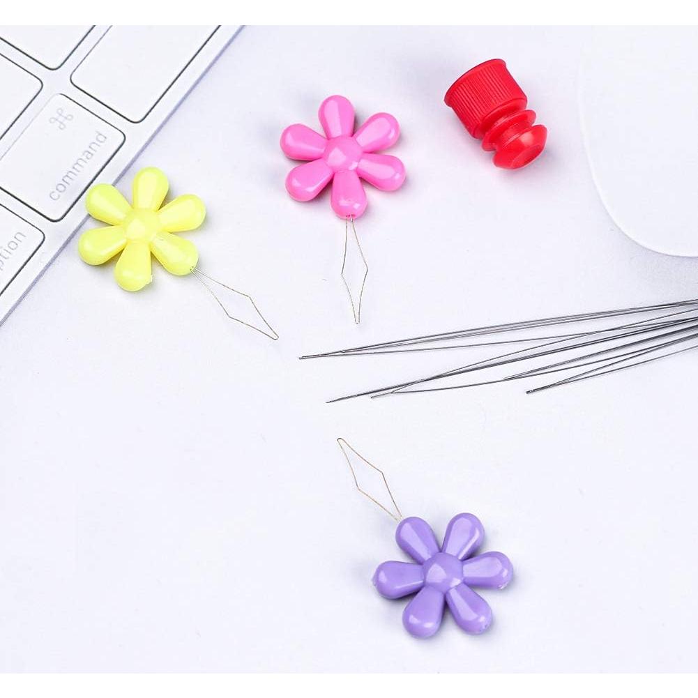 Kits de Agujas de Beading Zlulary 6 Piezas 10.18 cm