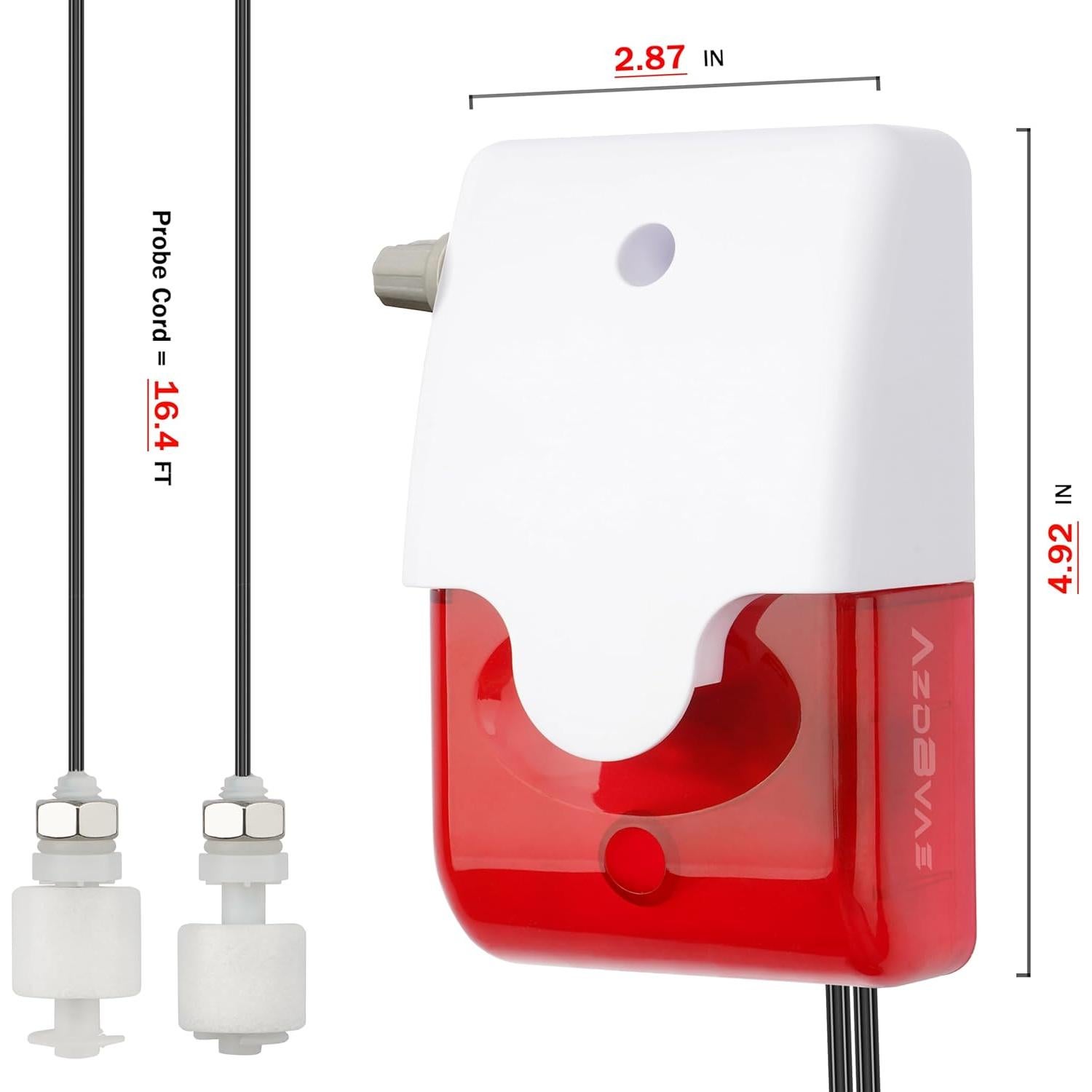 Detector de Nivel de Agua AzdBvae WA-119 120 dB Doble Sonda