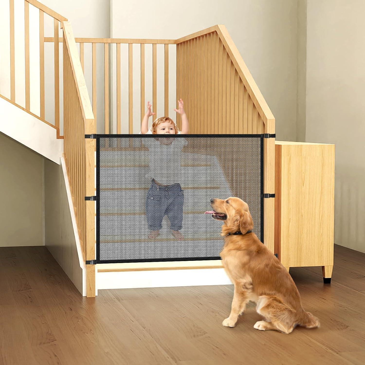 Puerta de Seguridad para Bebés y Mascotas Upitry - 91.44 a 96.52 cm