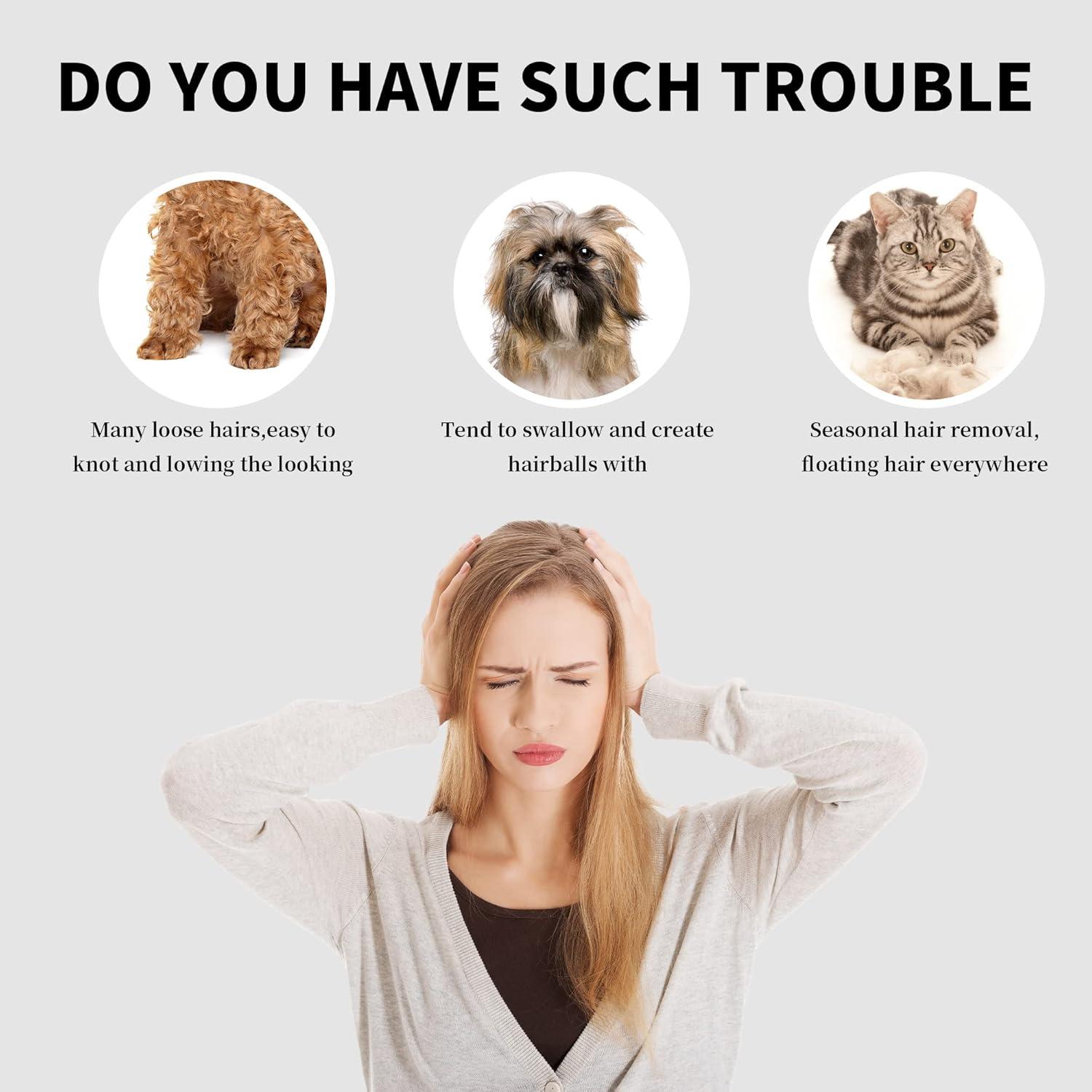 Kit de Aseo para Mascotas NeatHoiho: Cepillo Slicker y Peine 2 en 1