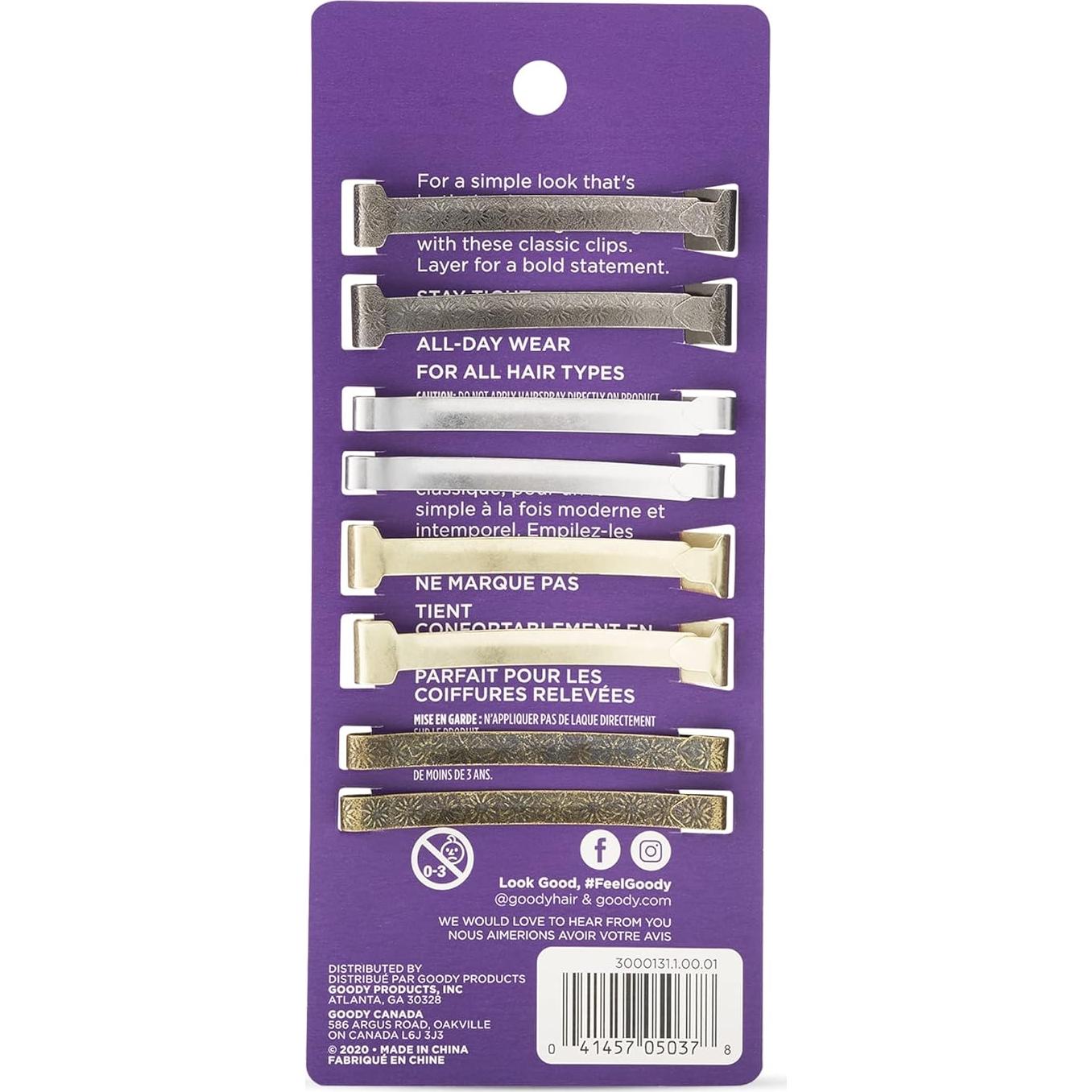 Horquillas Antideslizantes Goody Stay Tight - 8 Unidades