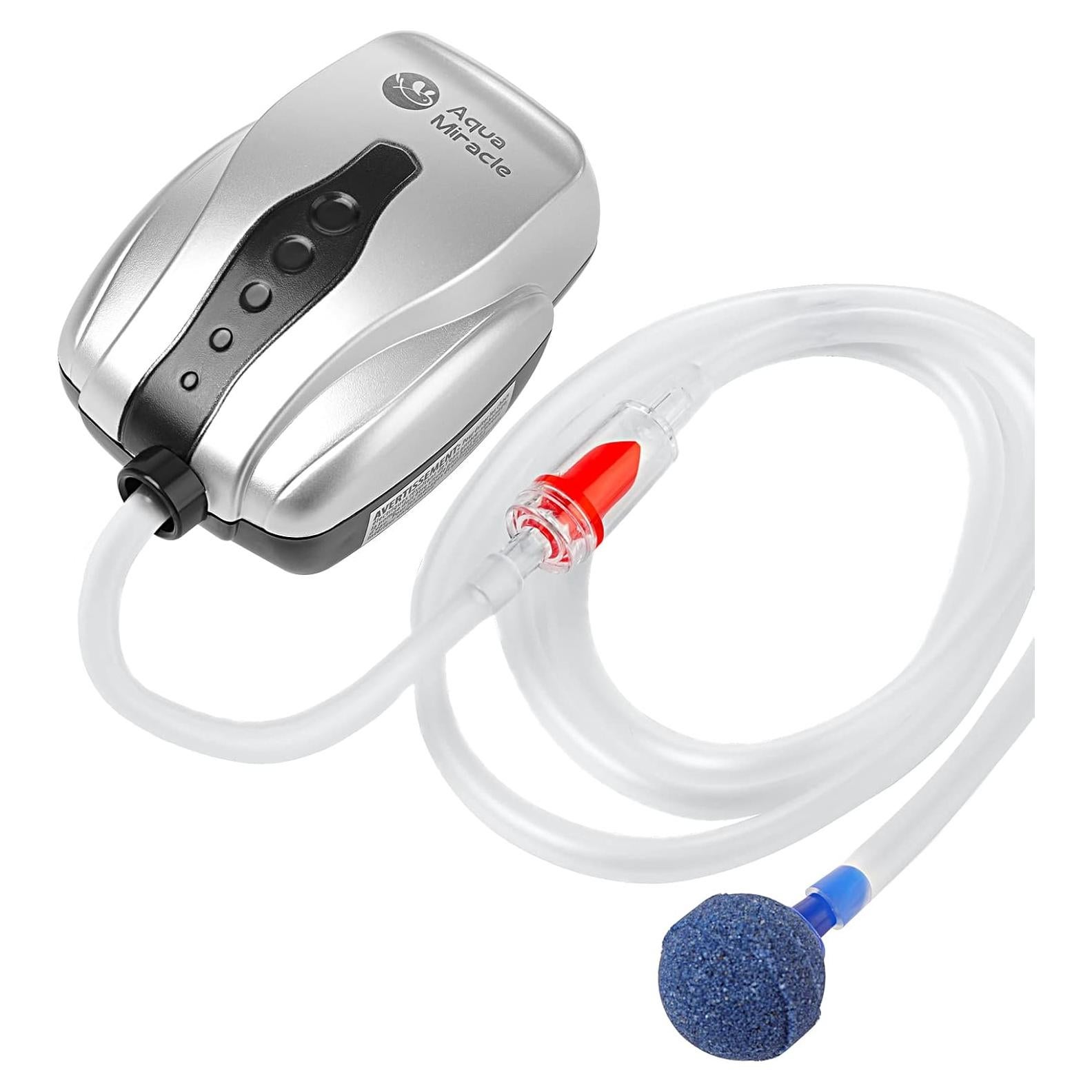 Bomba de Aire AquaMiracle AP2100 para Acuarios 3.79-75.71L