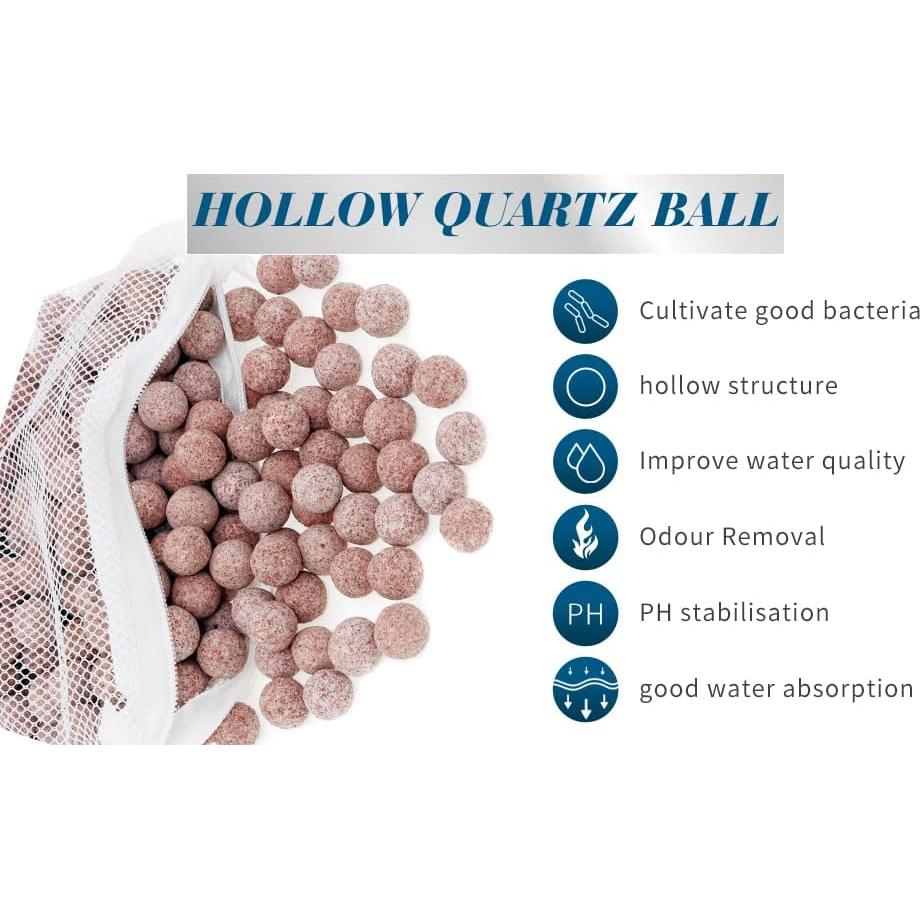 Esfera de Filtro Biológico Cerámico ALEGI 0.91 kg para Acuario