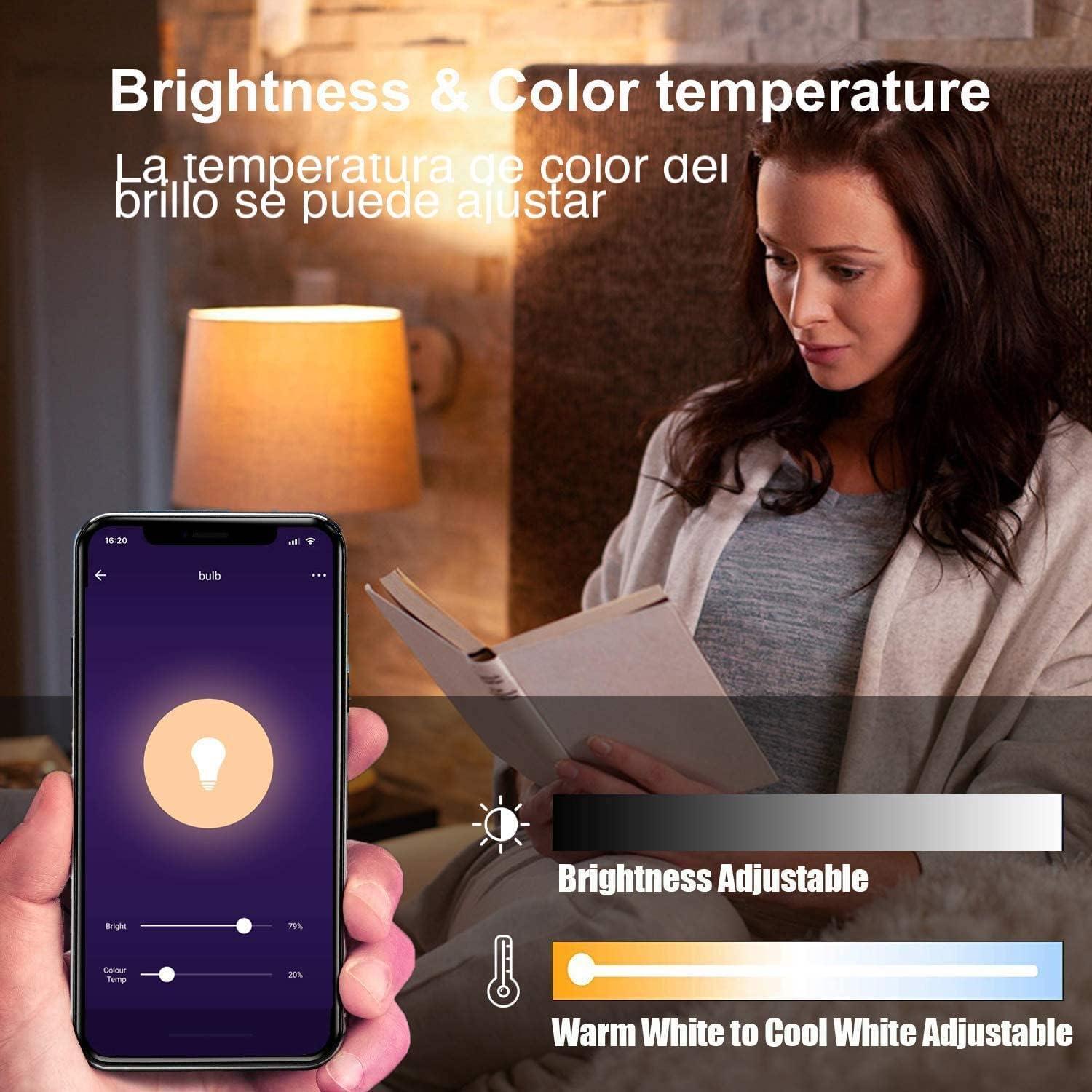 Bombillas Inteligentes OHLUX GU24 10W 900LM RGBW Paquete de 4