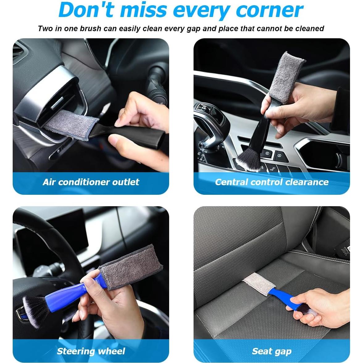 Cepillo de Doble Cabeza para Automóviles LKAHG - Limpieza Interior