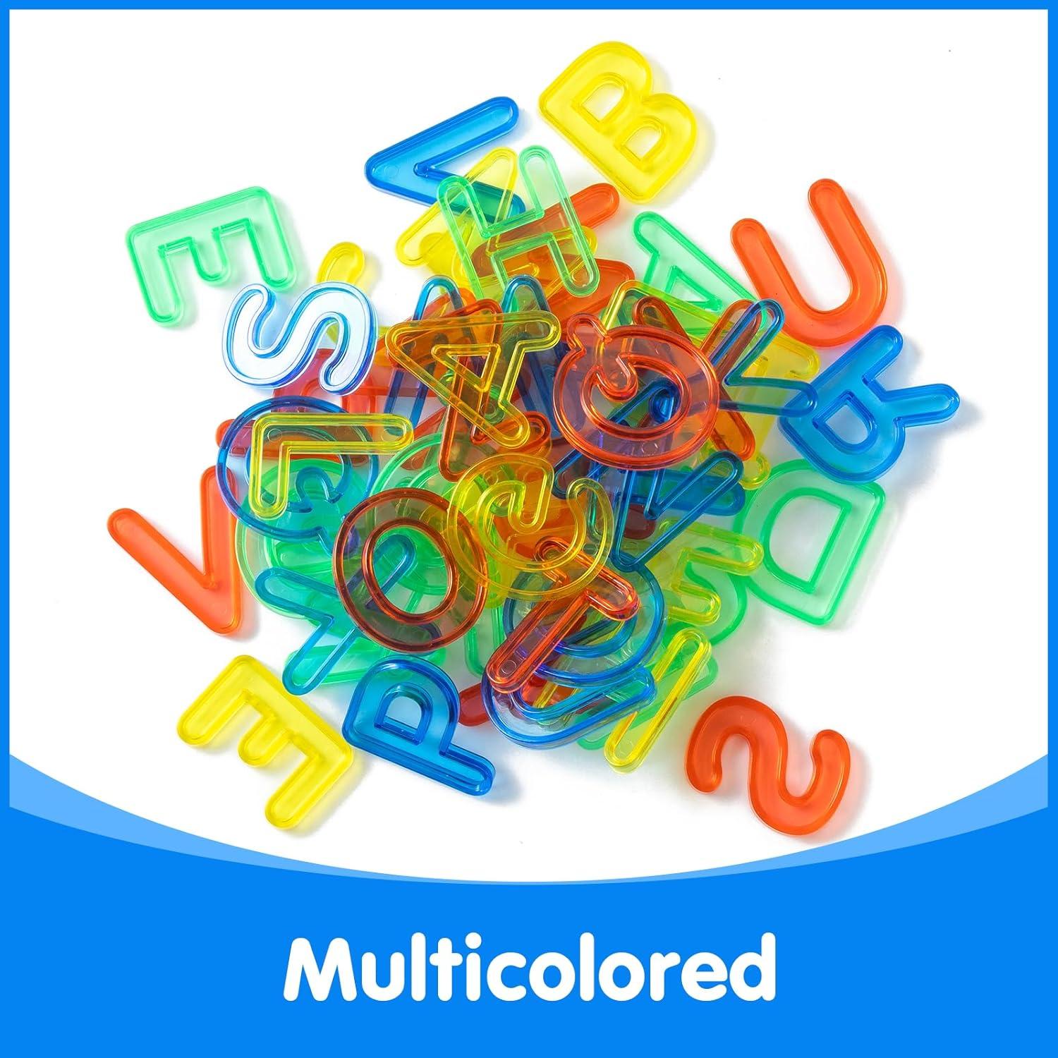 52 Letras Mayúsculas Translúcidas Odoorgames para Mesa de Luz