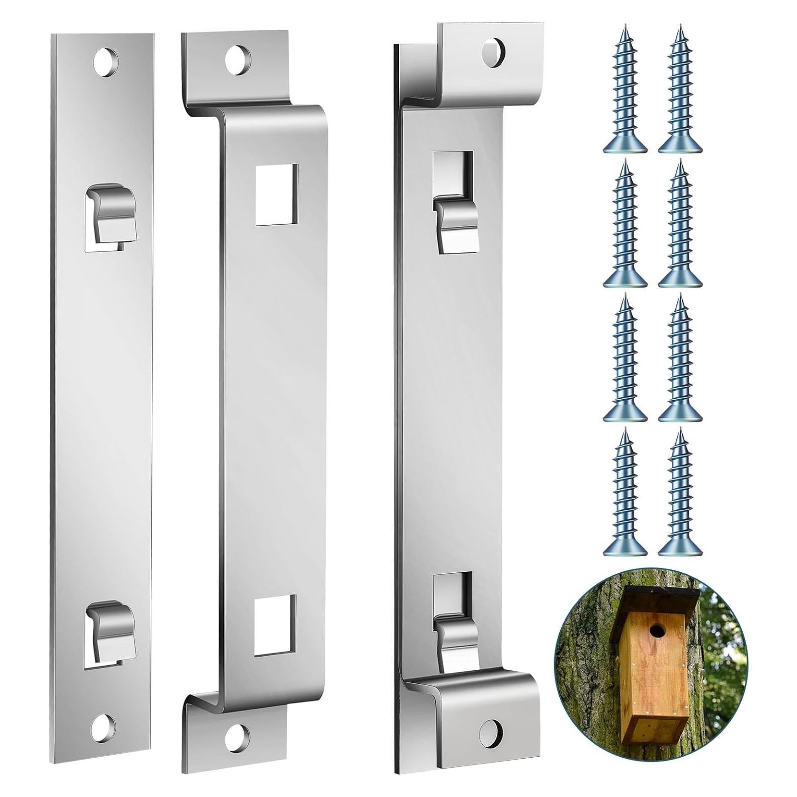 Soporte para Casa de Aves Blulu - Acero Galvanizado (2 Juegos)