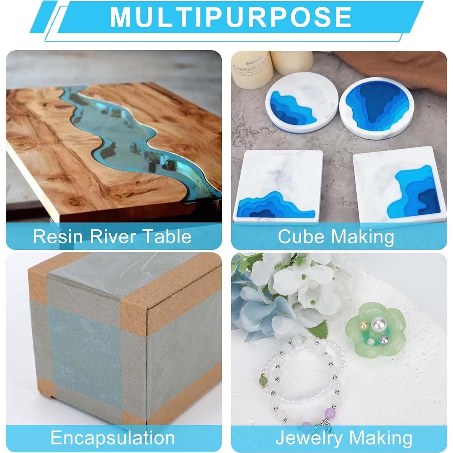 Cinta de Resina Gartful 1" x 19.81m - 4 Rollos para Manualidades