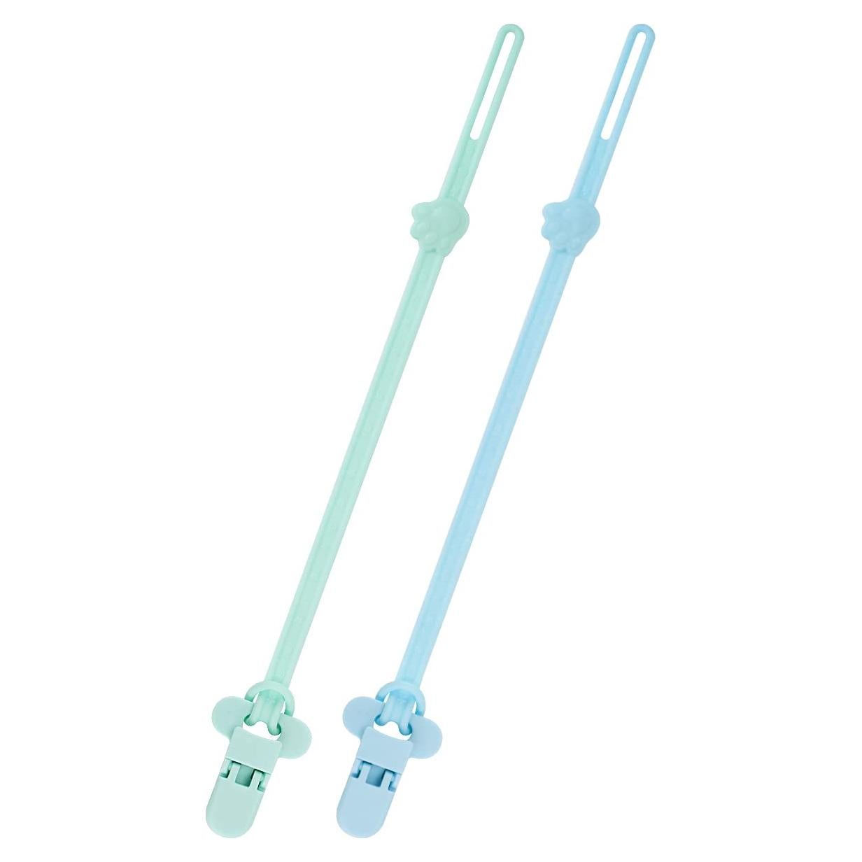 Clips de Sujetador de Chupete BEBOAN Silicona 100% Apta 2 Pzas