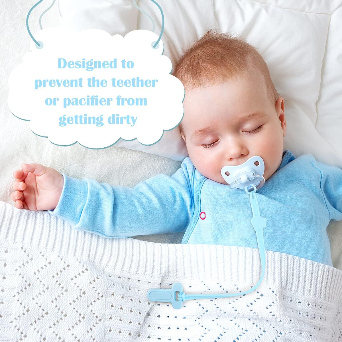 Clips de Sujetador de Chupete BEBOAN Silicona 100% Apta 2 Pzas