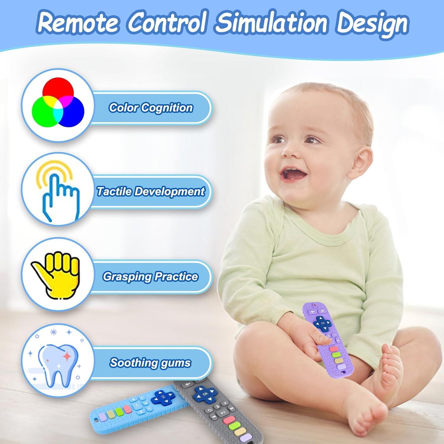 Mordedor de Dentición Silicona Control Remoto Bebés 0-24 Meses