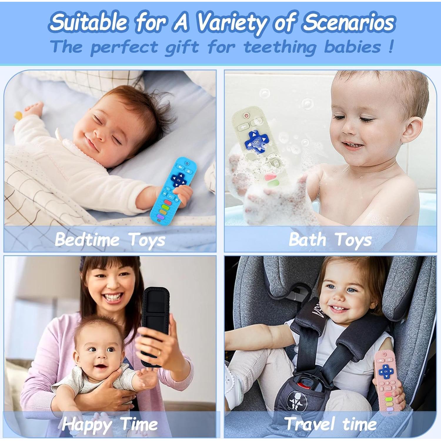 Mordedor de Dentición Silicona Control Remoto Bebés 0-24 Meses